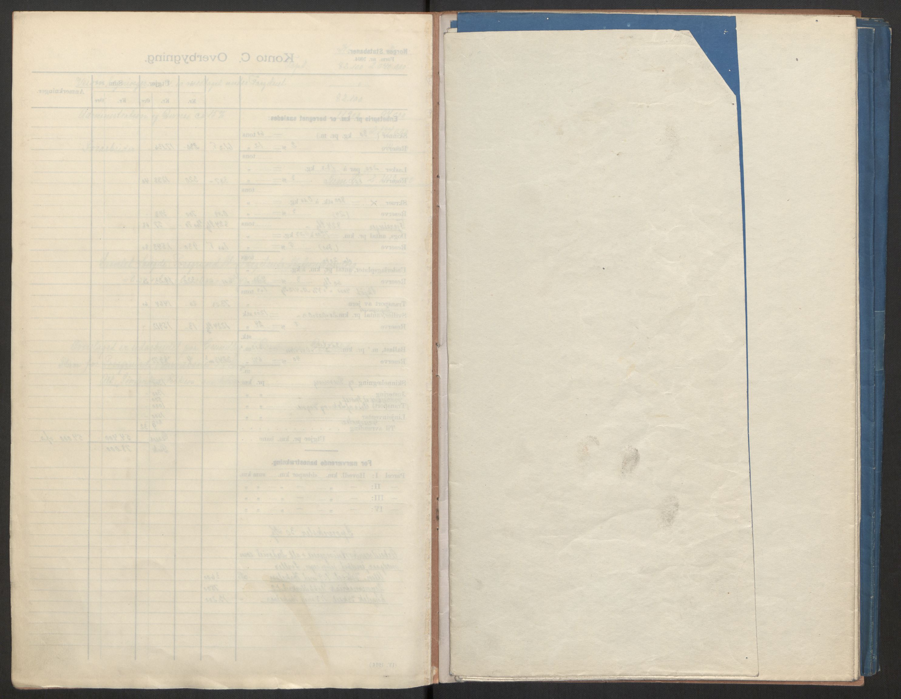 Norges Statsbaner, Baneavdelingen B, AV/RA-S-1619/1/F/Fa/L0042: NORGE-JYLLAND, 1920, p. 13
