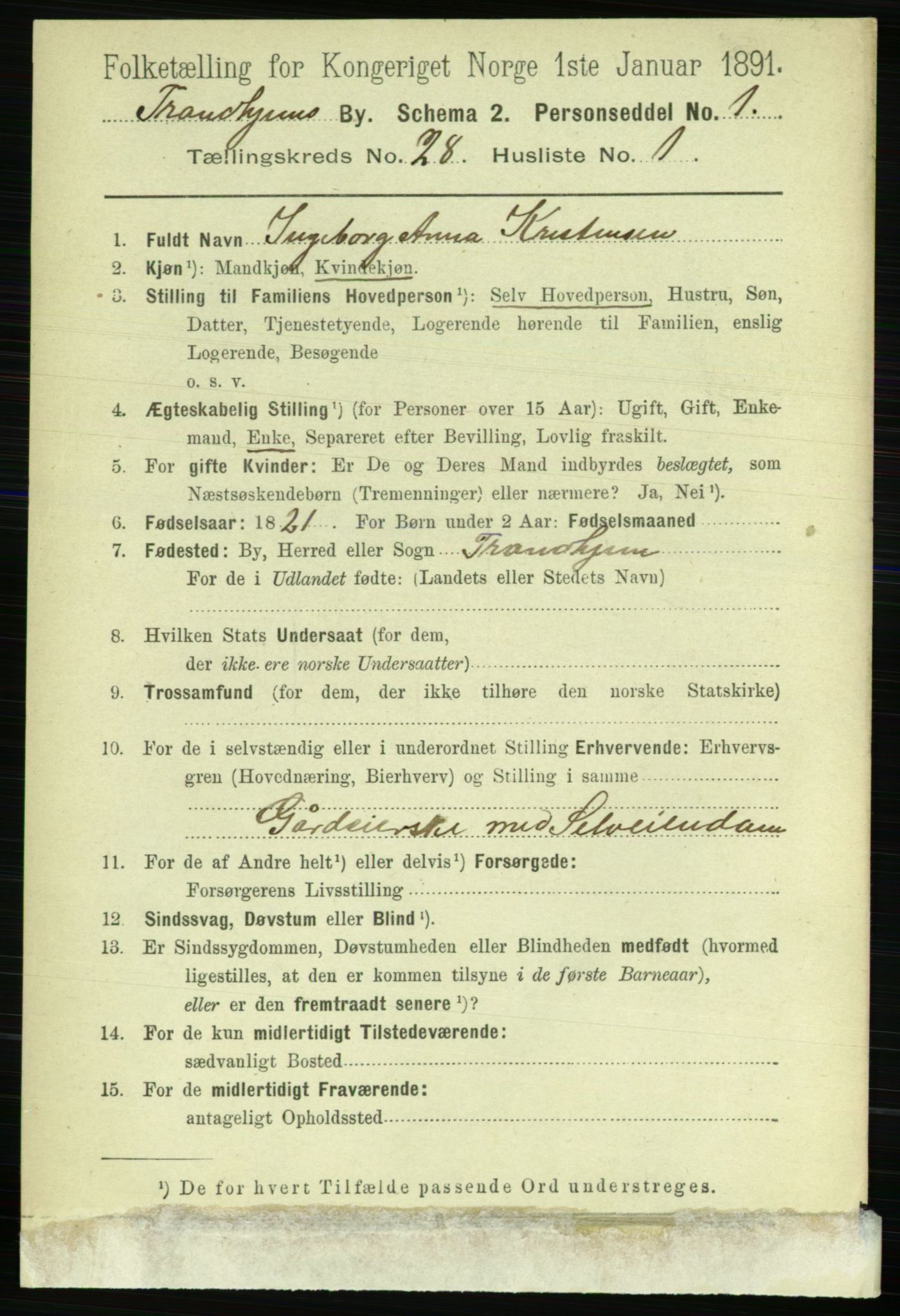 RA, 1891 census for 1601 Trondheim, 1891, p. 20963