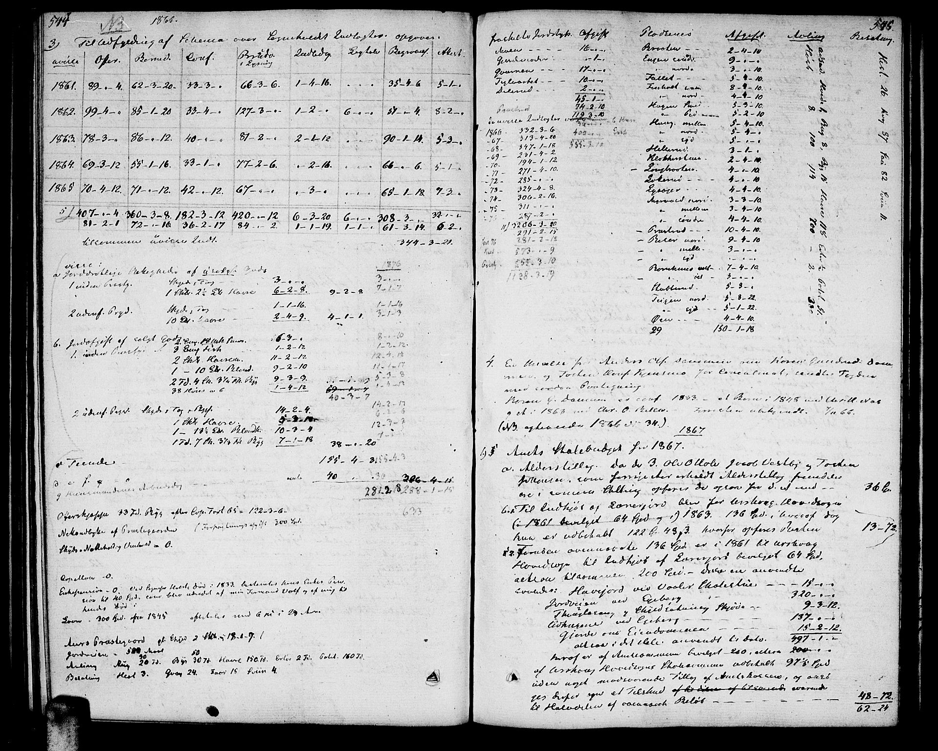 Aurskog prestekontor Kirkebøker, AV/SAO-A-10304a/F/Fa/L0004: Parish register (official) no. I 4, 1807-1814, p. 544-545