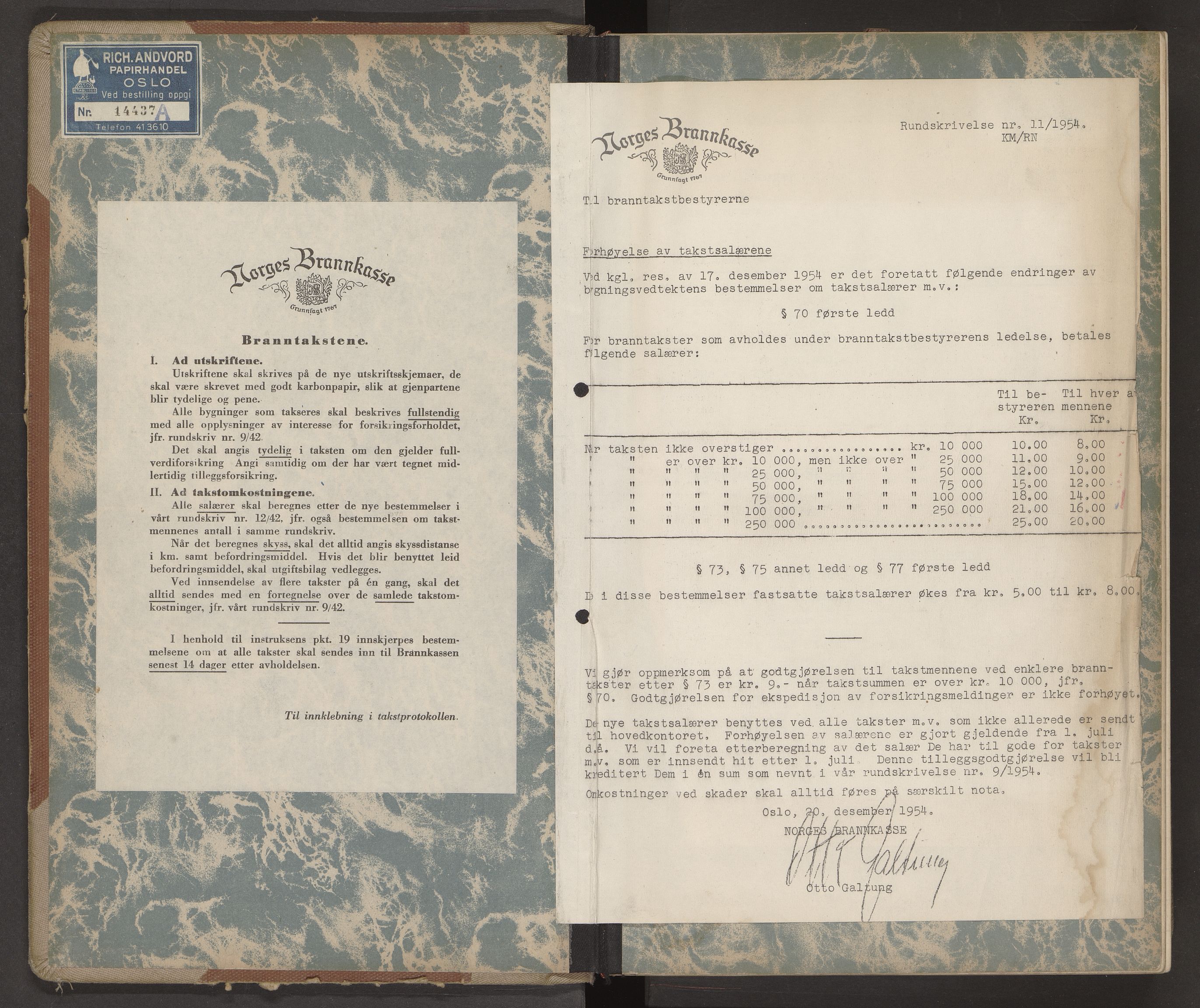 Skoger lensmannskontor, AV/SAKO-A-548/Y/Yi/Yia/L0013: Branntakstprotokoll, 1949-1955