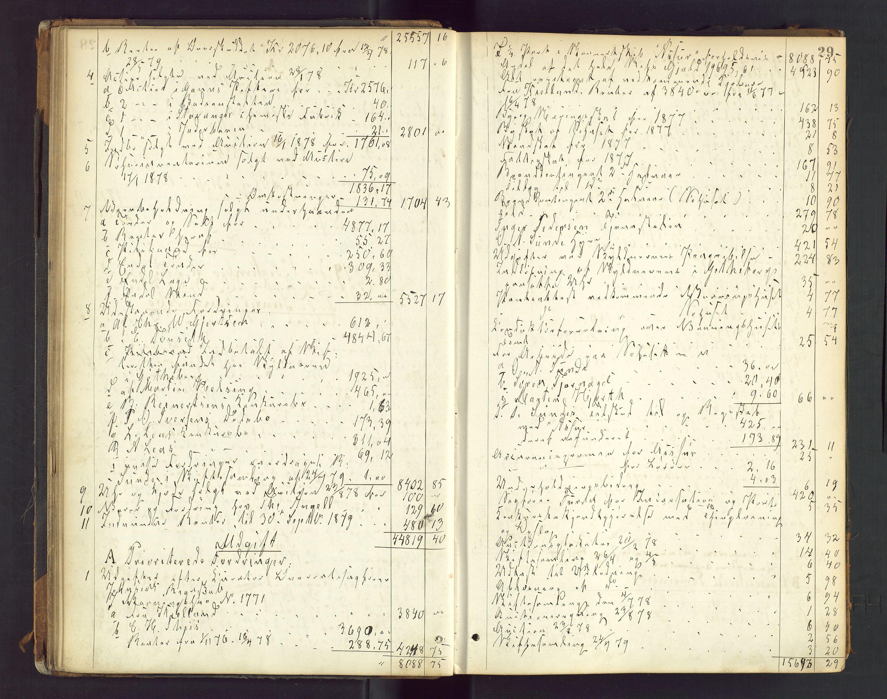 Stavanger byfogd, AV/SAST-A-101408/001/5/50/503BD/L0003: Skifteutlodningsprotokoll, 1878-1885, p. 29