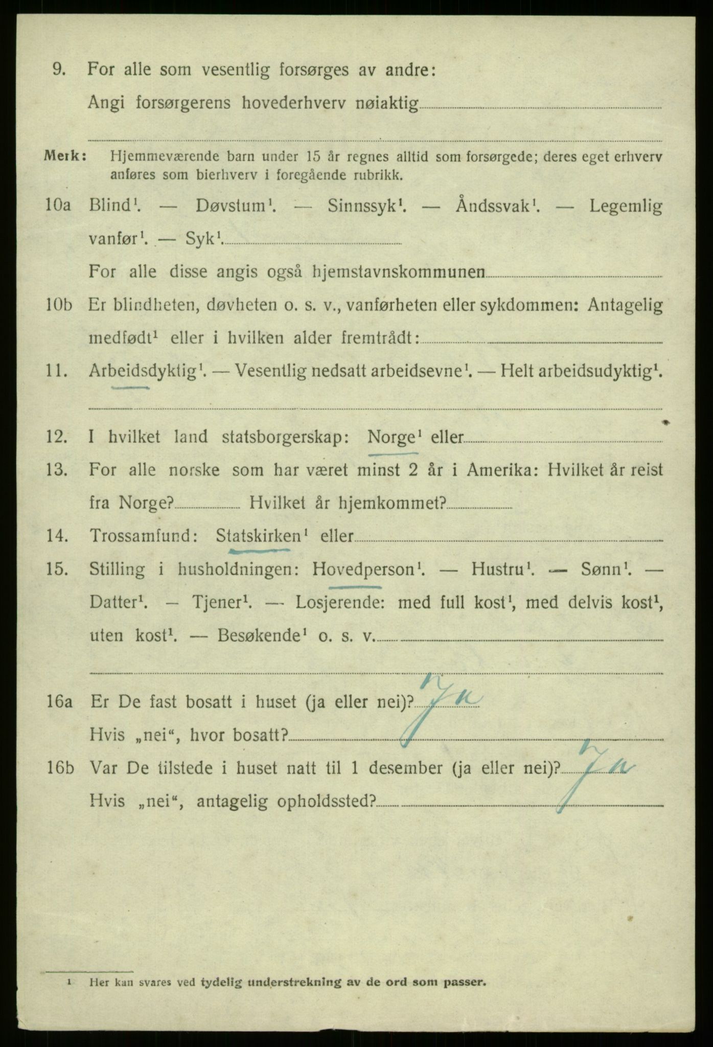 SAB, 1920 census for Davik, 1920, p. 1816