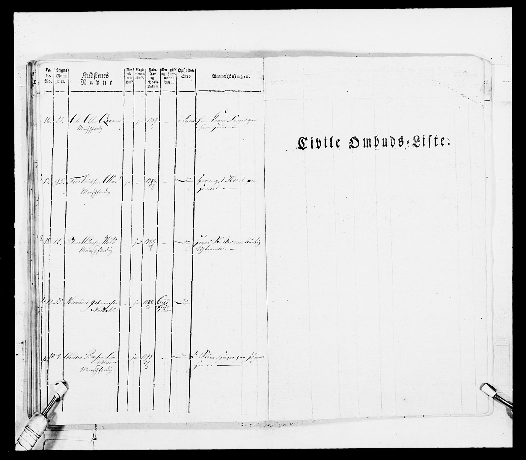 Generalitets- og kommissariatskollegiet, Det kongelige norske kommissariatskollegium, AV/RA-EA-5420/E/Eh/L0100: Bergenhusiske skarpskytterbataljon, 1812, p. 179