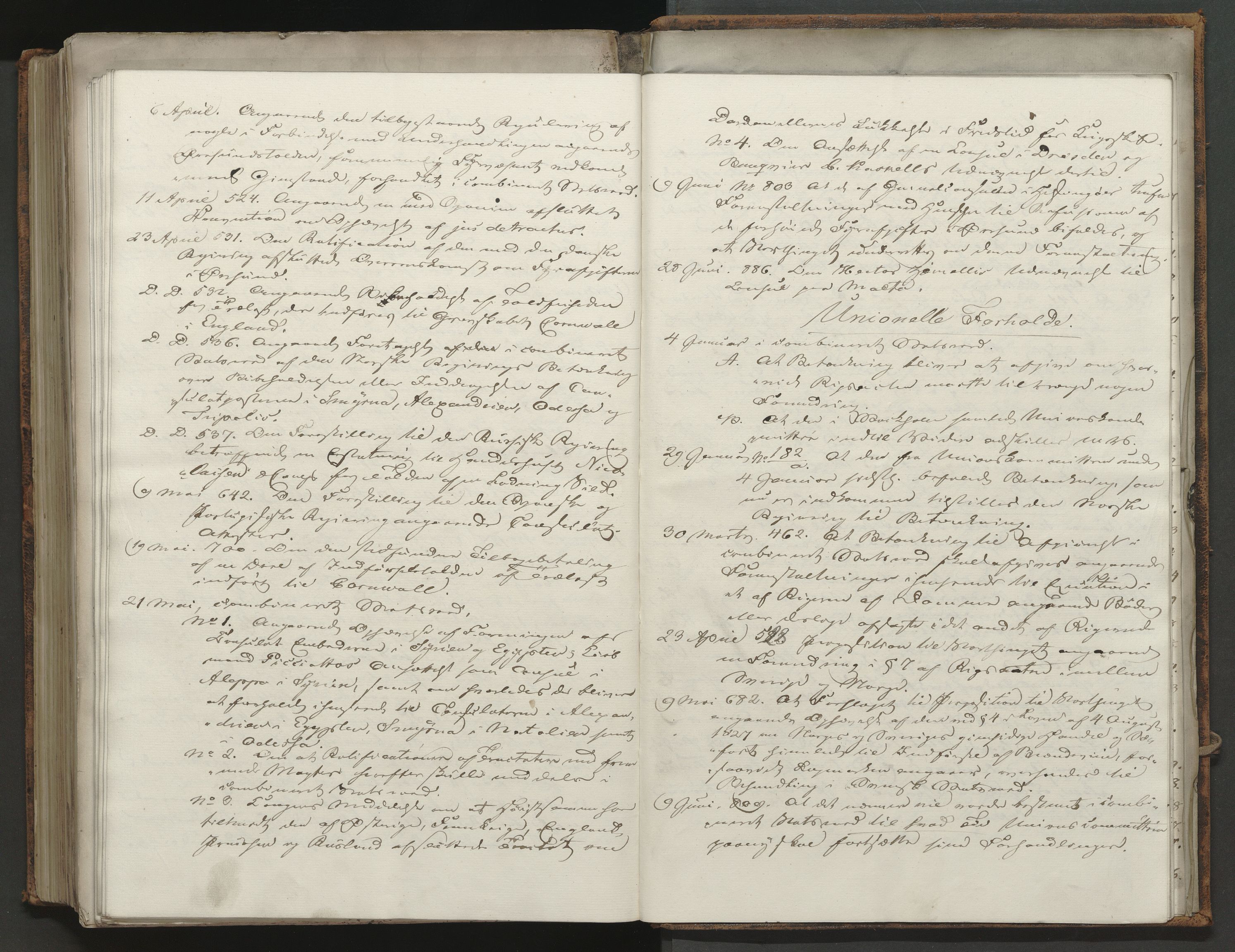 Statsrådssekretariatet, AV/RA-S-1001/A/Ab/L0055: Kgl. res. nr. 1-887, 1. halvår, 1842