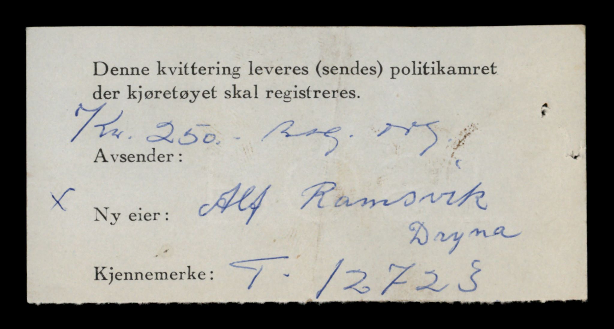 Møre og Romsdal vegkontor - Ålesund trafikkstasjon, SAT/A-4099/F/Fe/L0035: Registreringskort for kjøretøy T 12653 - T 12829, 1927-1998, p. 1329