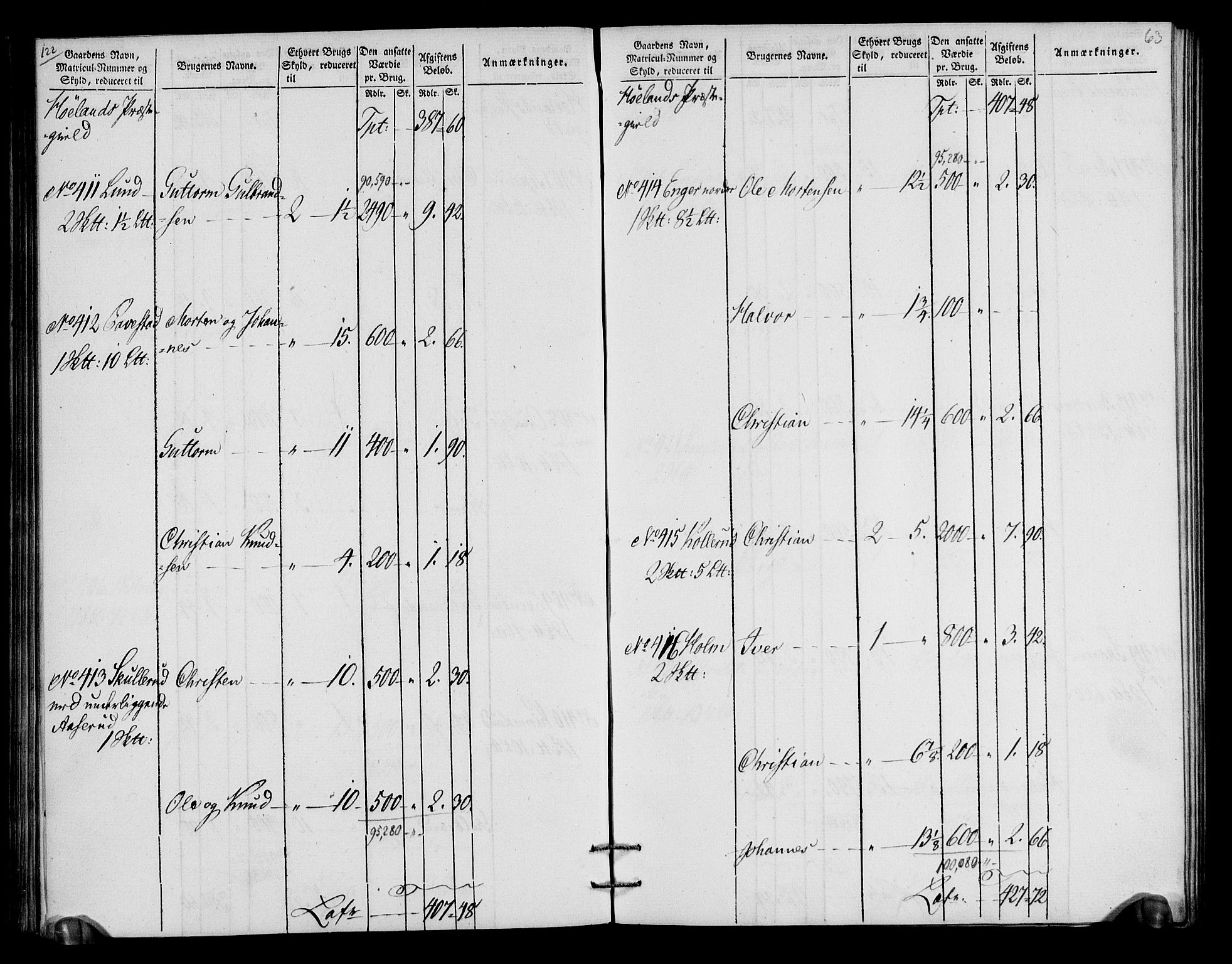 Rentekammeret inntil 1814, Realistisk ordnet avdeling, AV/RA-EA-4070/N/Ne/Nea/L0018: Nedre Romerike fogderi. Oppebørselsregister, 1803-1804, p. 65