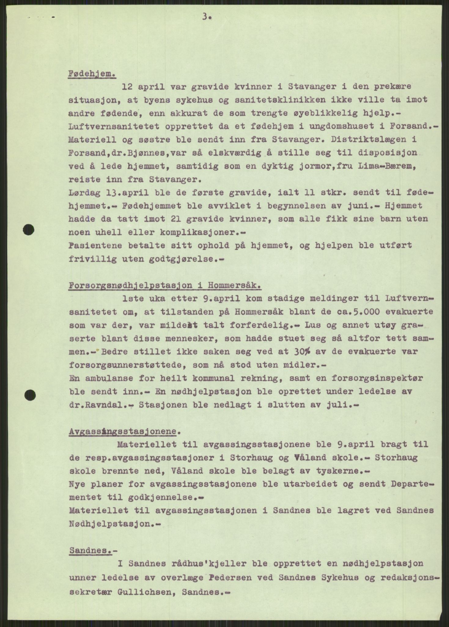 Forsvaret, Forsvarets krigshistoriske avdeling, AV/RA-RAFA-2017/Y/Ya/L0015: II-C-11-31 - Fylkesmenn.  Rapporter om krigsbegivenhetene 1940., 1940, p. 202