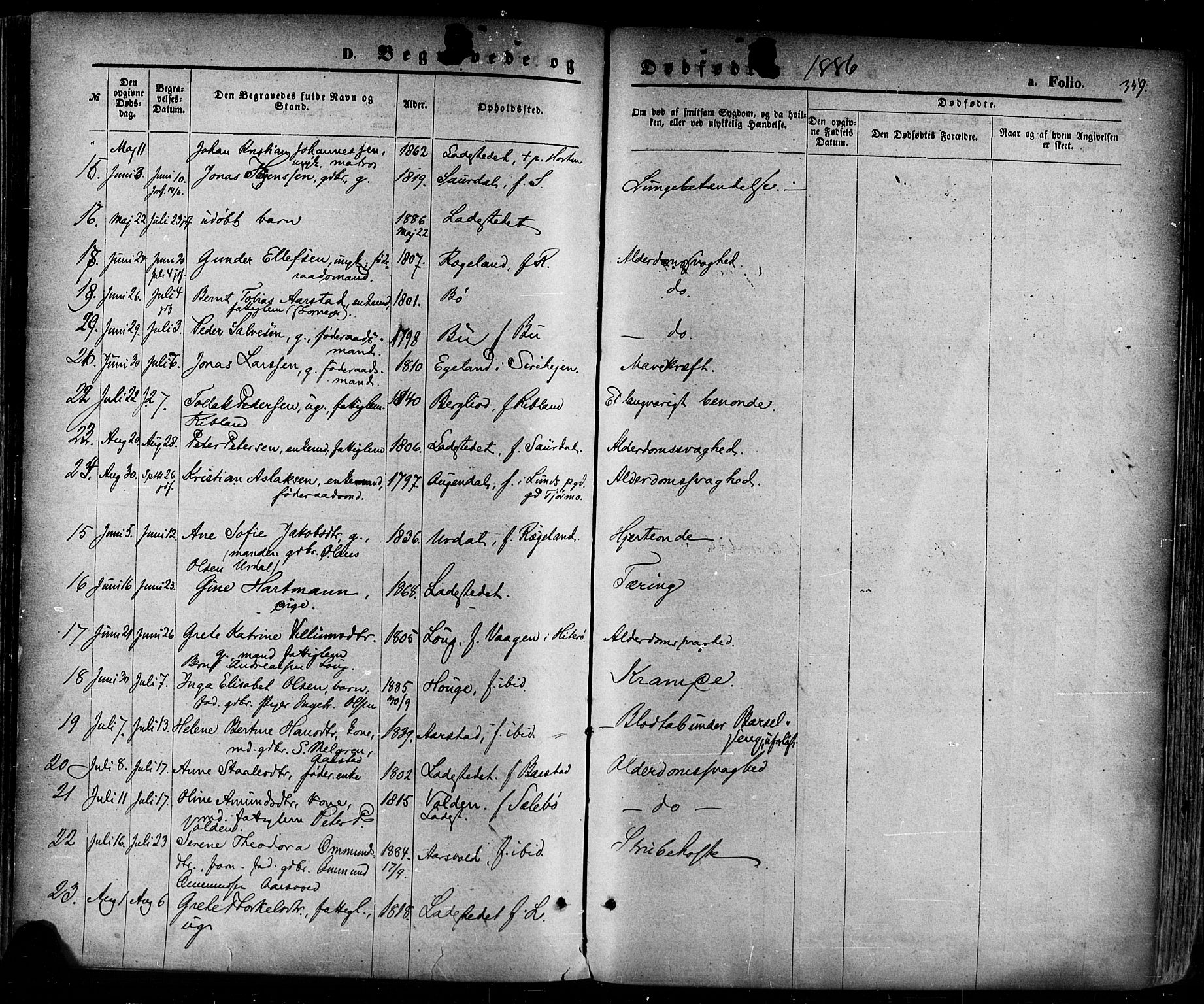 Sokndal sokneprestkontor, AV/SAST-A-101808: Parish register (official) no. A 10, 1874-1886, p. 359