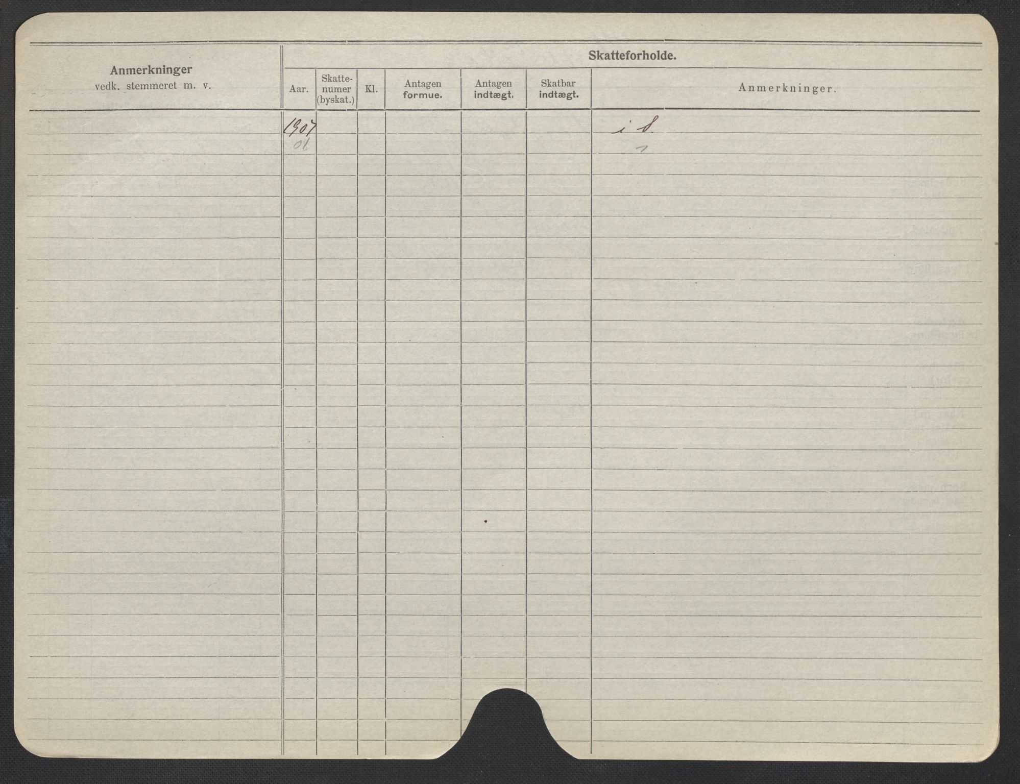 Oslo folkeregister, Registerkort, AV/SAO-A-11715/F/Fa/Fac/L0018: Kvinner, 1906-1914, p. 1153b