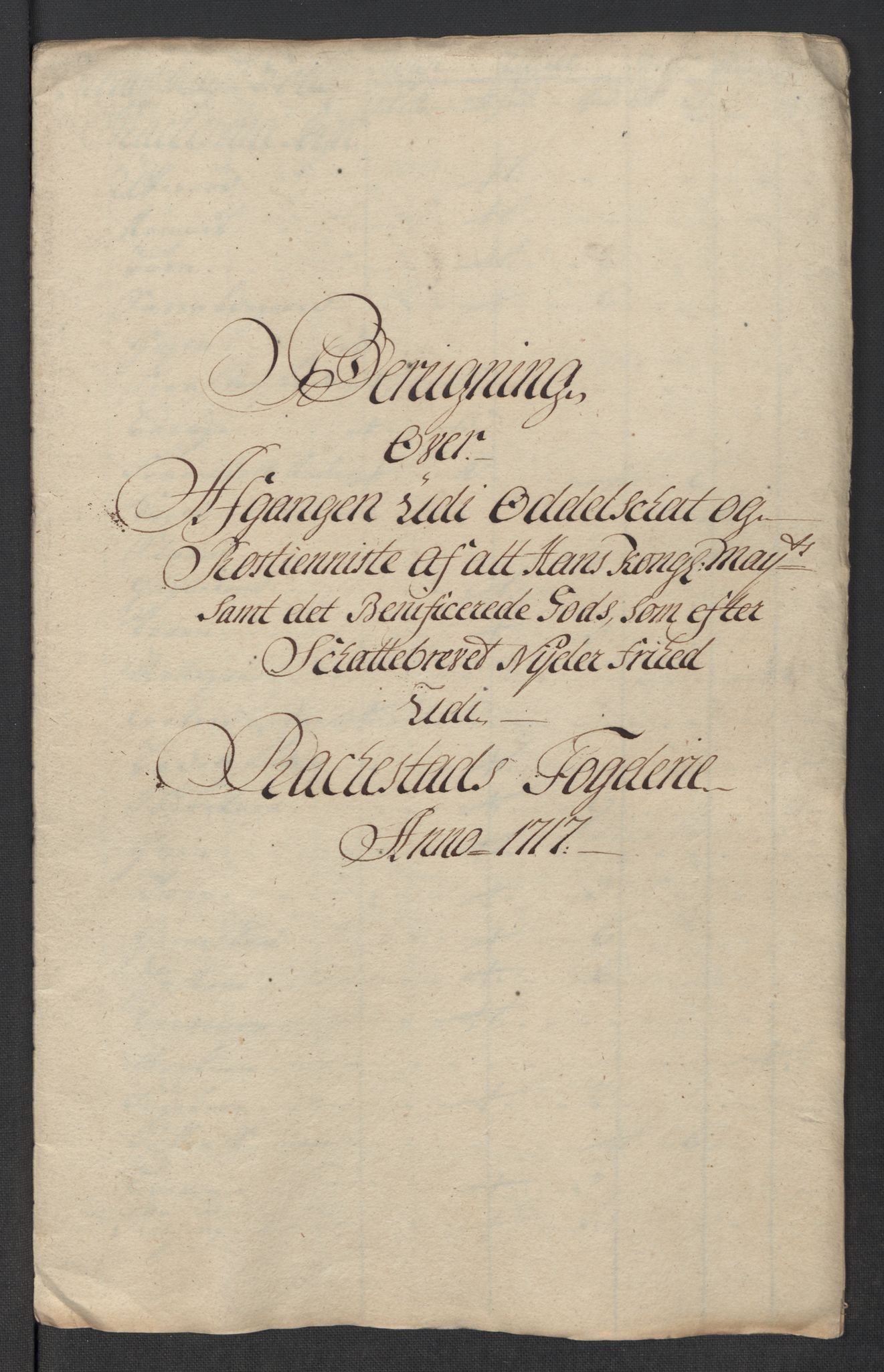 Rentekammeret inntil 1814, Reviderte regnskaper, Fogderegnskap, RA/EA-4092/R07/L0313: Fogderegnskap Rakkestad, Heggen og Frøland, 1717, p. 182