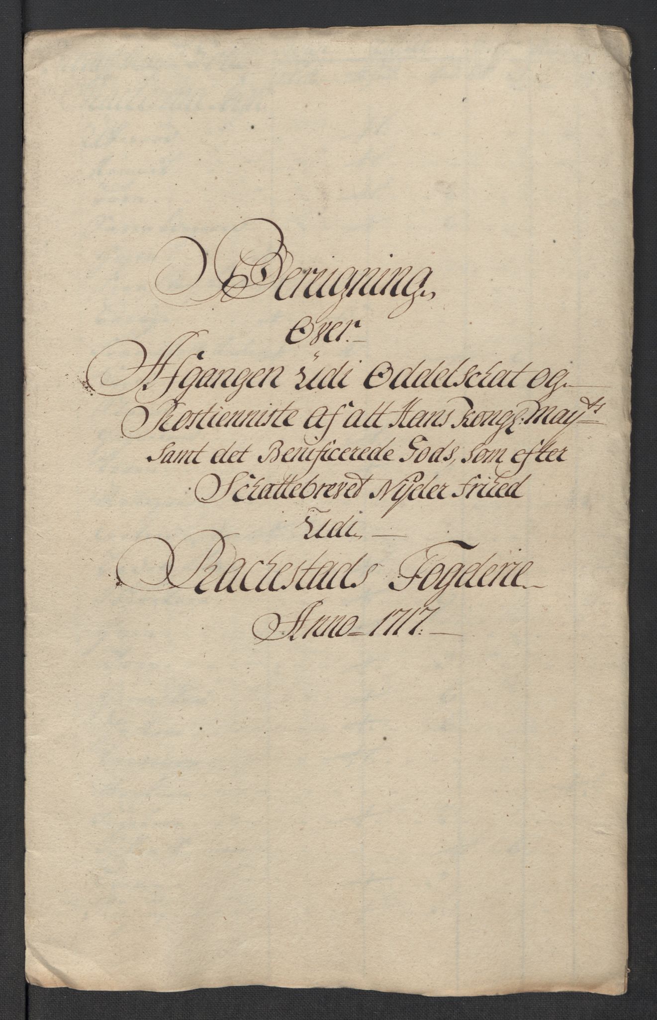 Rentekammeret inntil 1814, Reviderte regnskaper, Fogderegnskap, AV/RA-EA-4092/R07/L0313: Fogderegnskap Rakkestad, Heggen og Frøland, 1717, p. 182