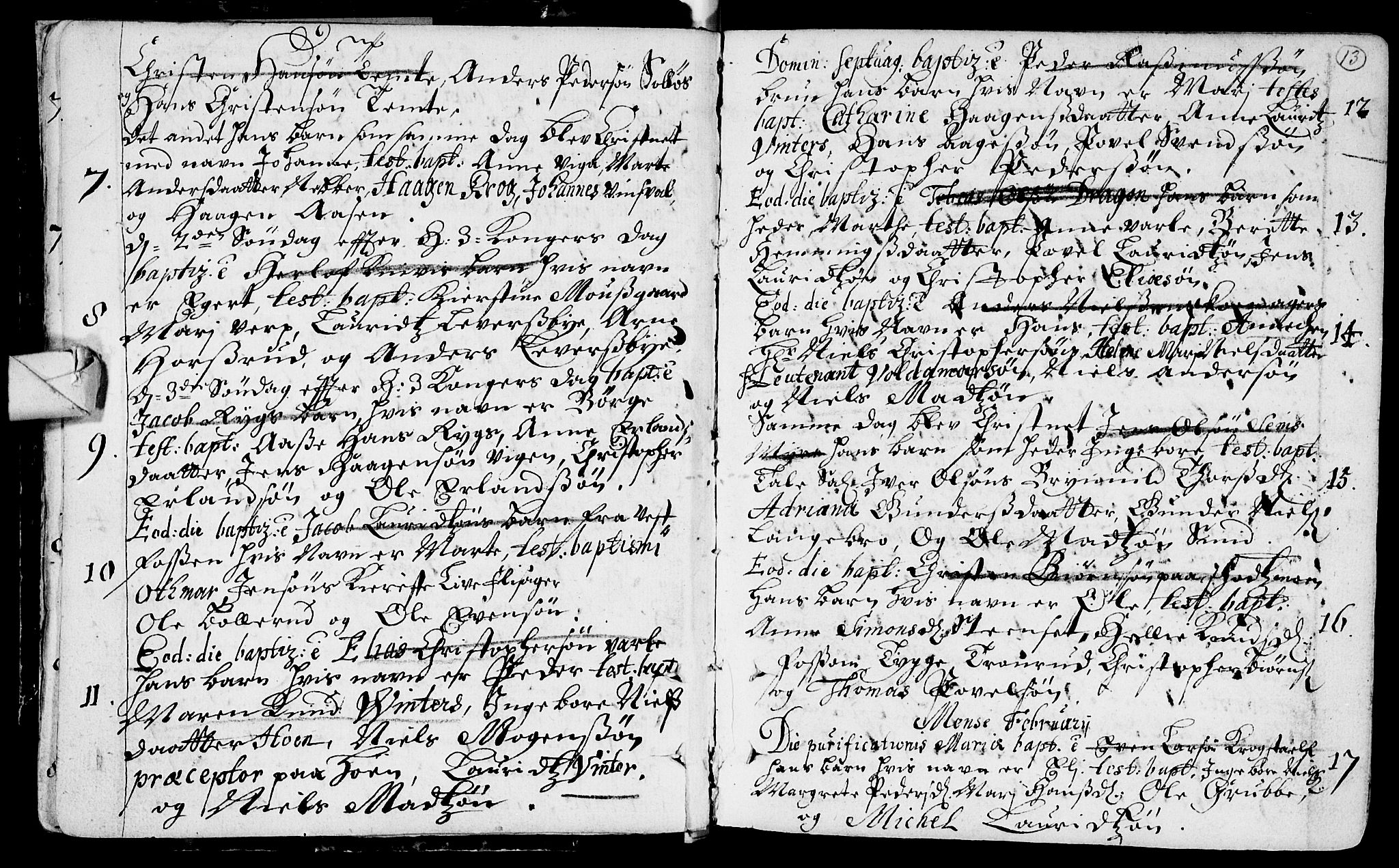 Eiker kirkebøker, AV/SAKO-A-4/F/Fa/L0002: Parish register (official) no. I 2, 1705-1724, p. 13