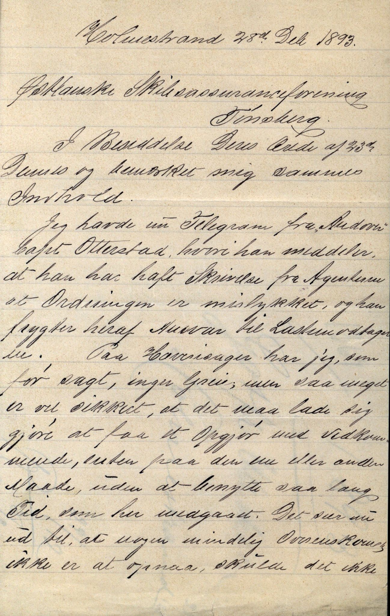 Pa 63 - Østlandske skibsassuranceforening, VEMU/A-1079/G/Ga/L0030/0001: Havaridokumenter / Leif, Korsvei, Margret, Mangerton, Mathilde, Island, Andover, 1893, p. 228