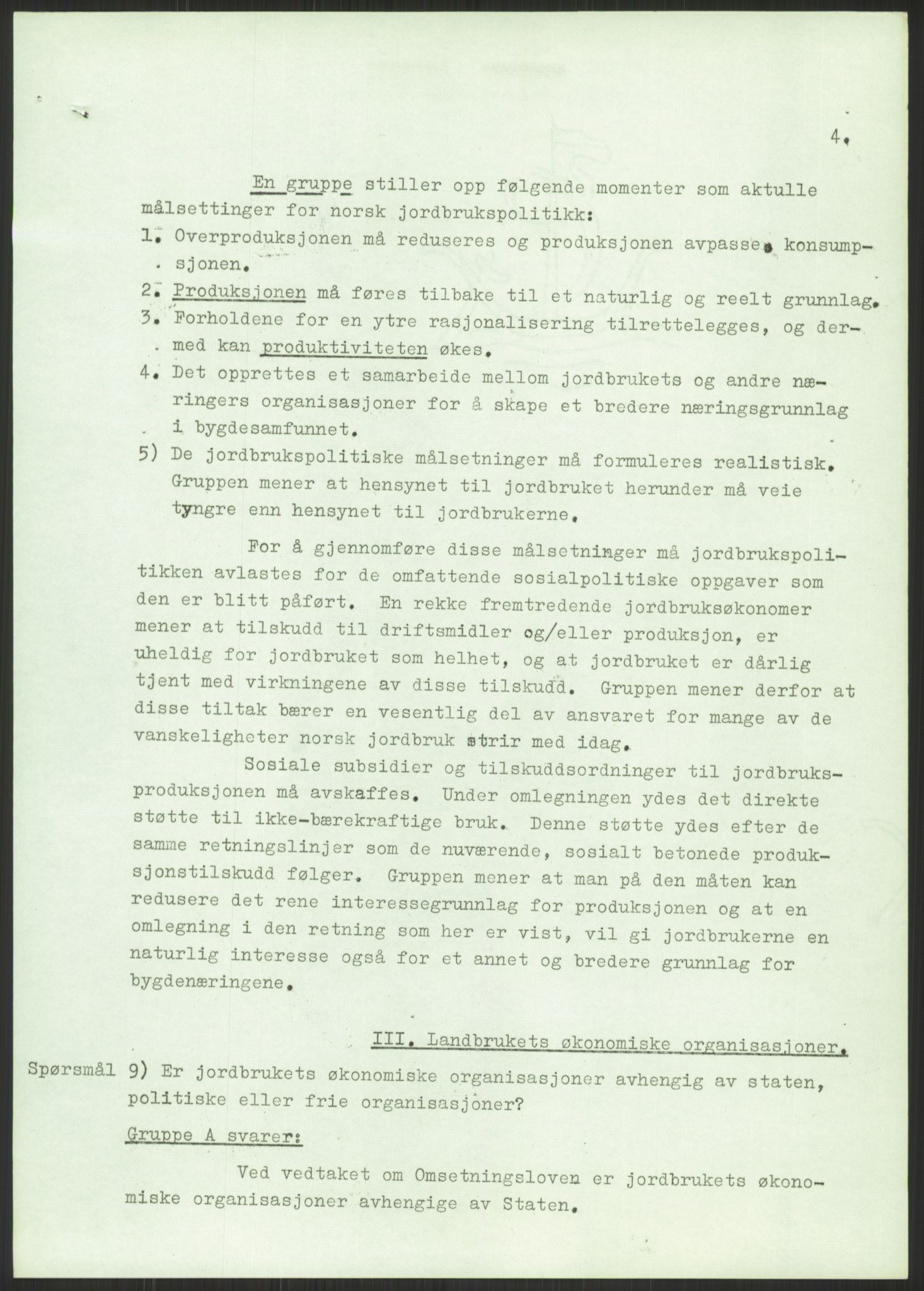 Høyres Hovedorganisasjon, AV/RA-PA-0583/1/D/Dd/L0131: 21 Stortinget/23 Statsministeren. Regjeringen, 1951-1965, p. 753