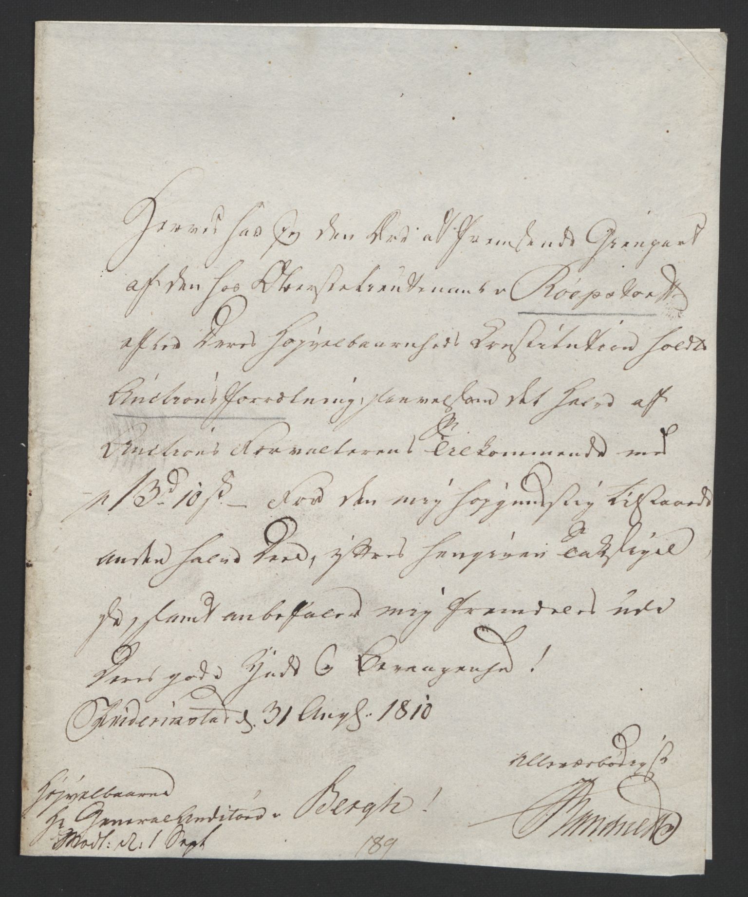 Forsvaret, Generalauditøren, AV/RA-RAFA-1772/F/Fj/Fja/L0027: --, 1769-1824, p. 3