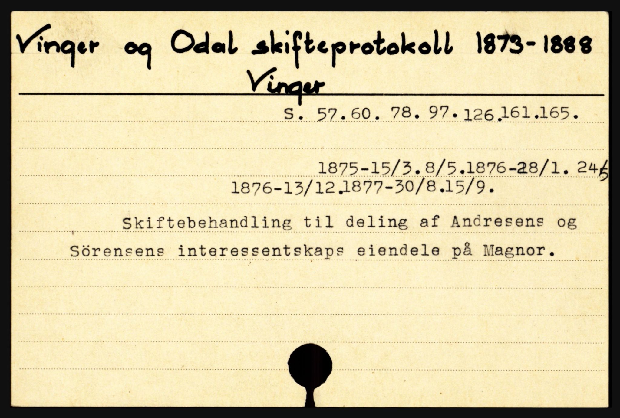 Vinger og Odal sorenskriveri, AV/SAH-TING-022/J, 1827-1895, p. 25