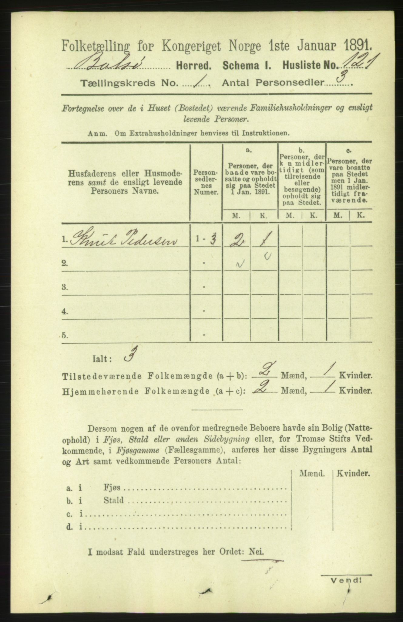 RA, 1891 census for 1544 Bolsøy, 1891, p. 159