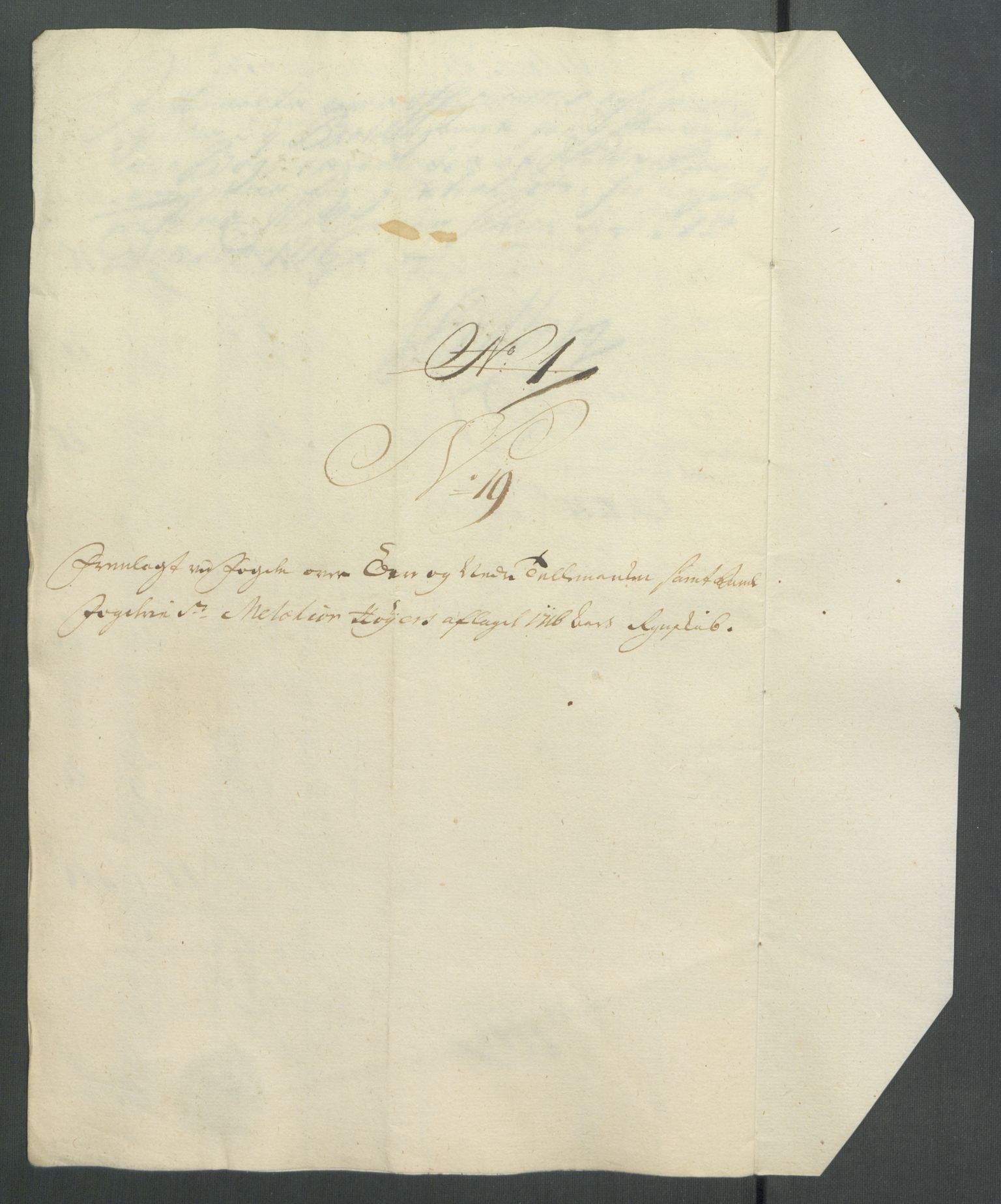 Rentekammeret inntil 1814, Reviderte regnskaper, Fogderegnskap, AV/RA-EA-4092/R36/L2128: Fogderegnskap Øvre og Nedre Telemark og Bamble, 1716, p. 285