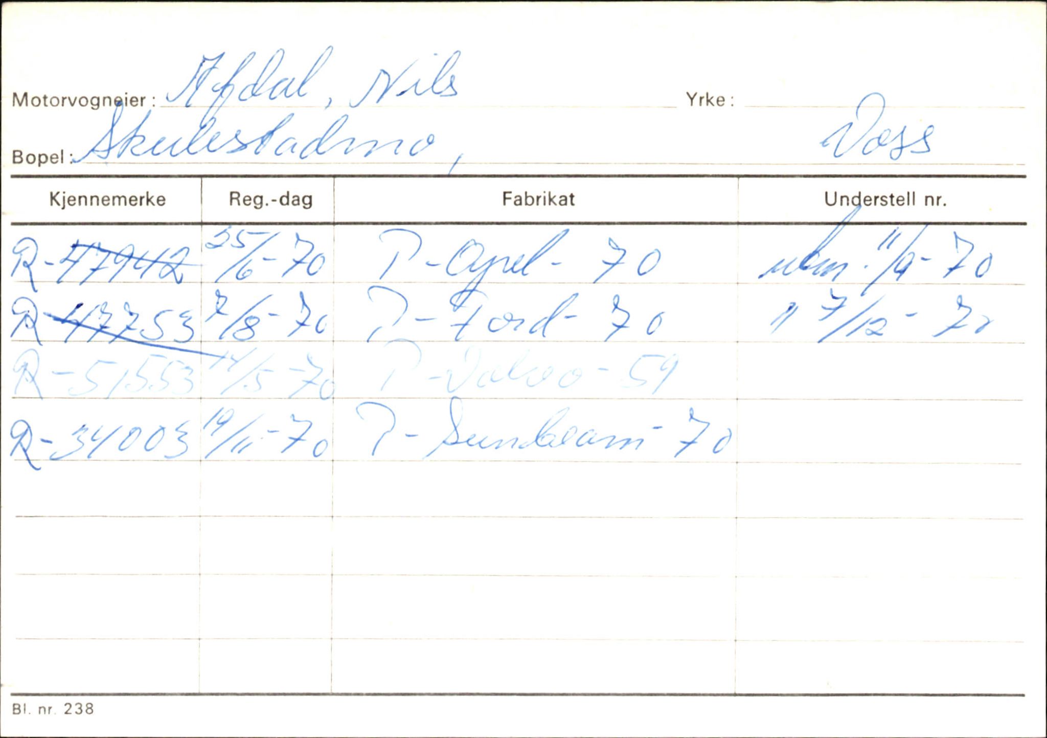 Statens vegvesen, Hordaland vegkontor, AV/SAB-A-5201/2/Ha/L0001: R-eierkort A, 1920-1971, p. 89