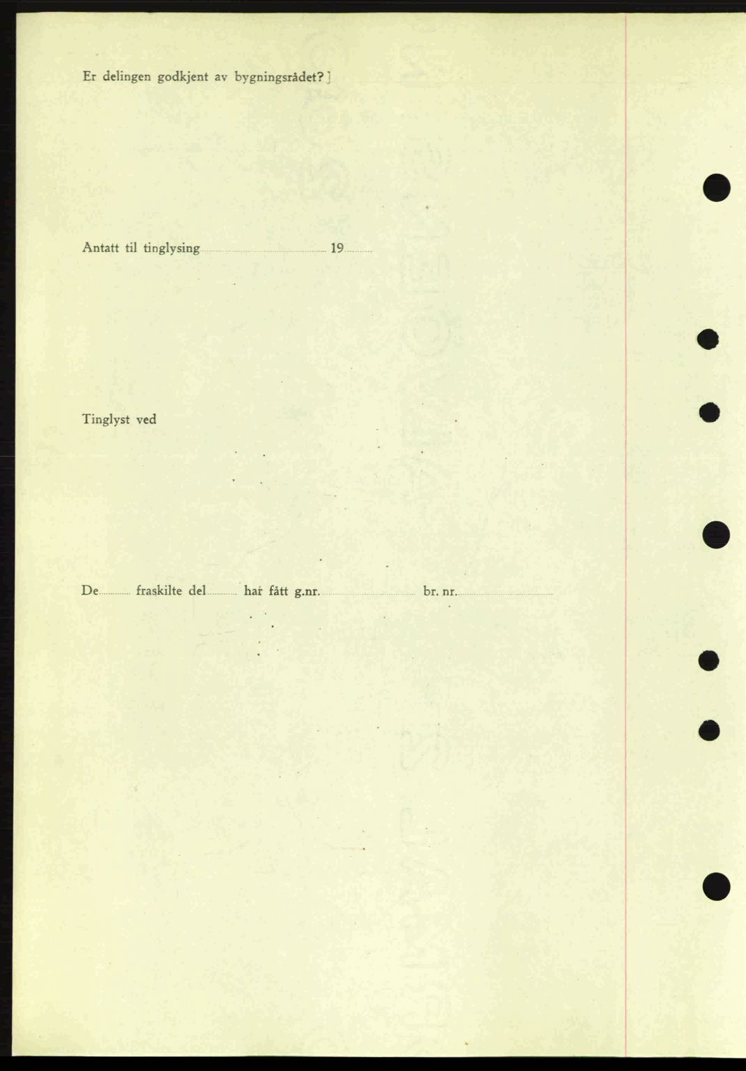 Nordre Sunnmøre sorenskriveri, SAT/A-0006/1/2/2C/2Ca: Mortgage book no. A11, 1941-1941, Diary no: : 877/1941