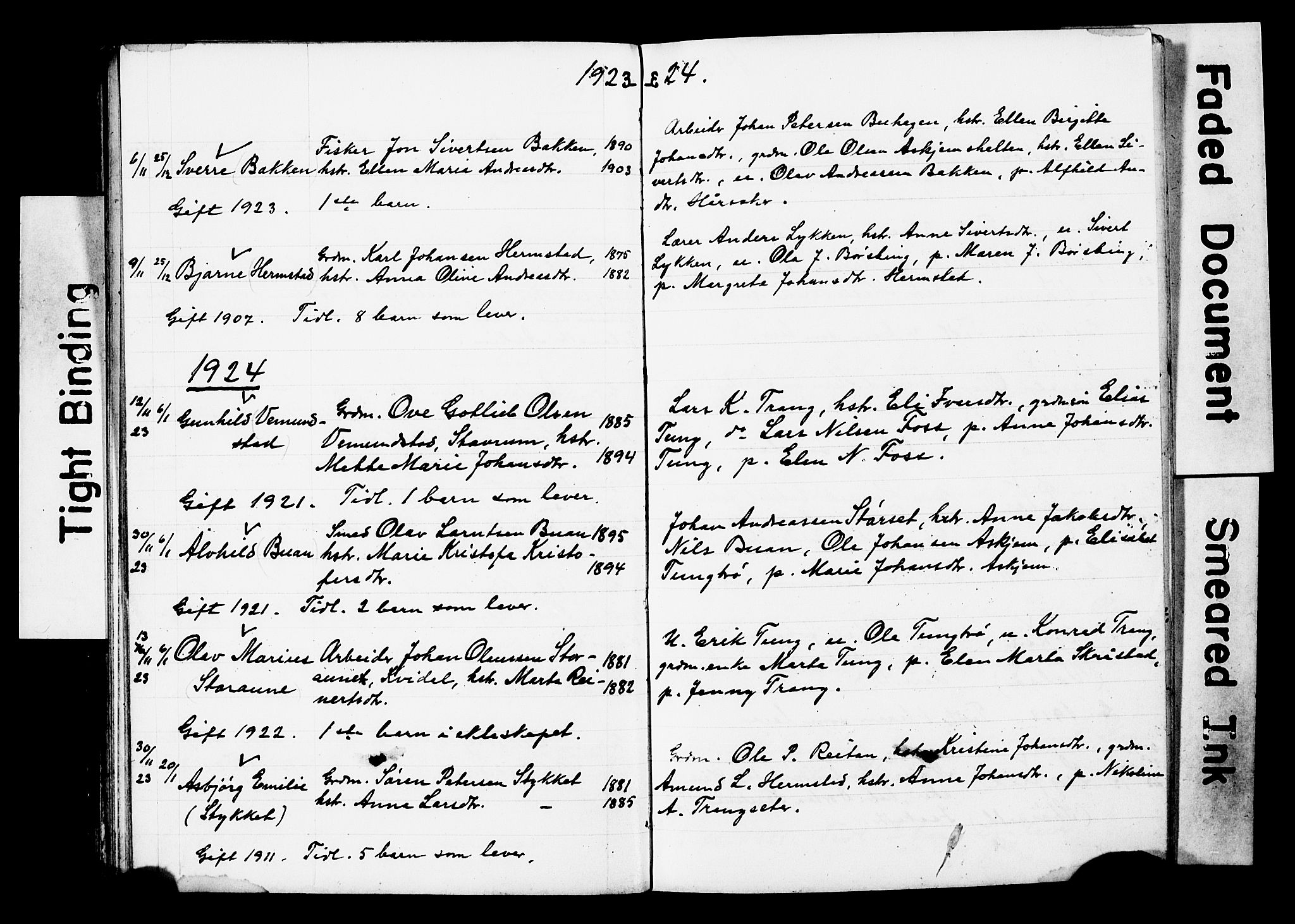 Ministerialprotokoller, klokkerbøker og fødselsregistre - Sør-Trøndelag, AV/SAT-A-1456/646/L0631: Parish register (copy) no. 646C04, 1917-1930