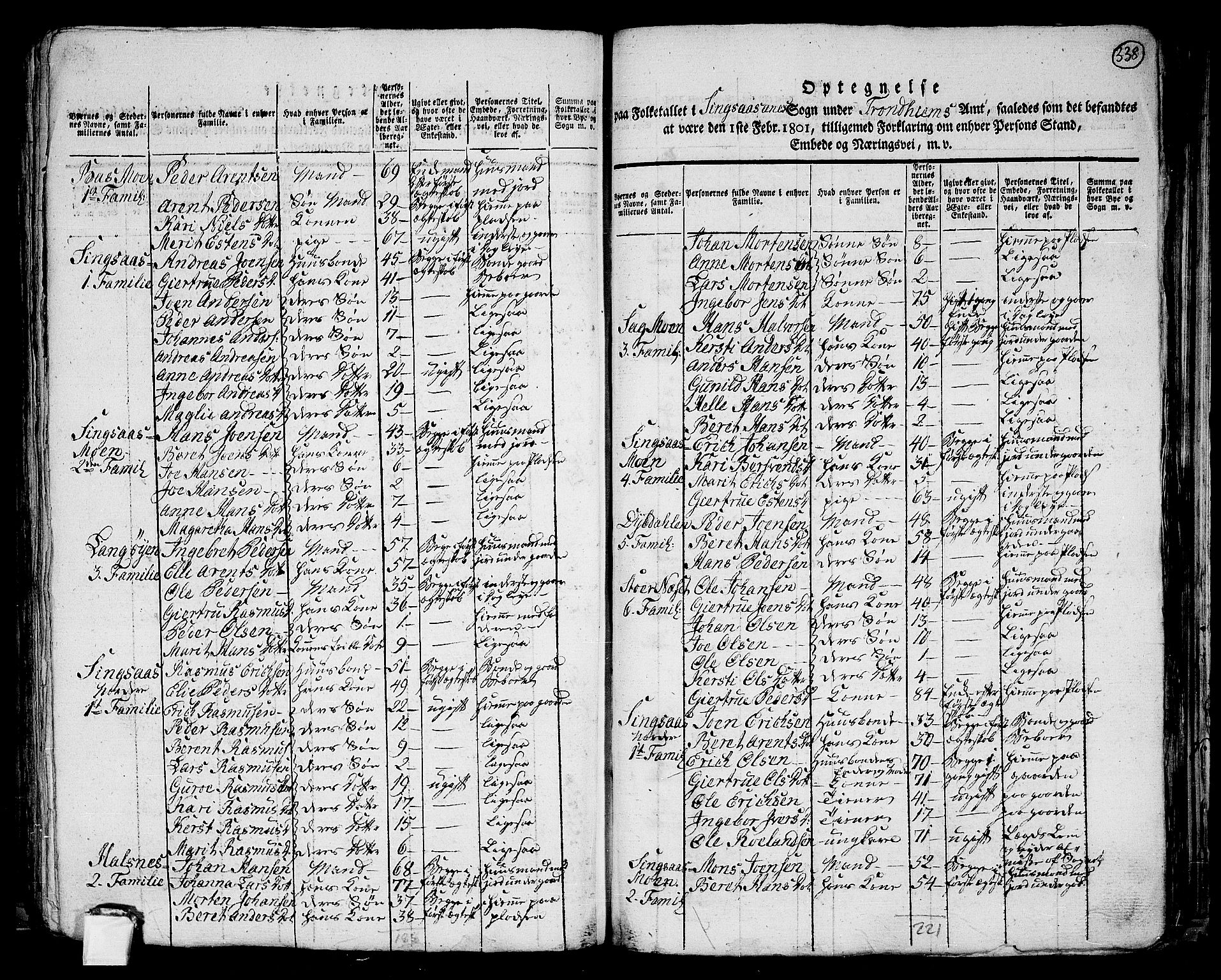 RA, 1801 census for 1645P Haltdalen, 1801, p. 337b-338a