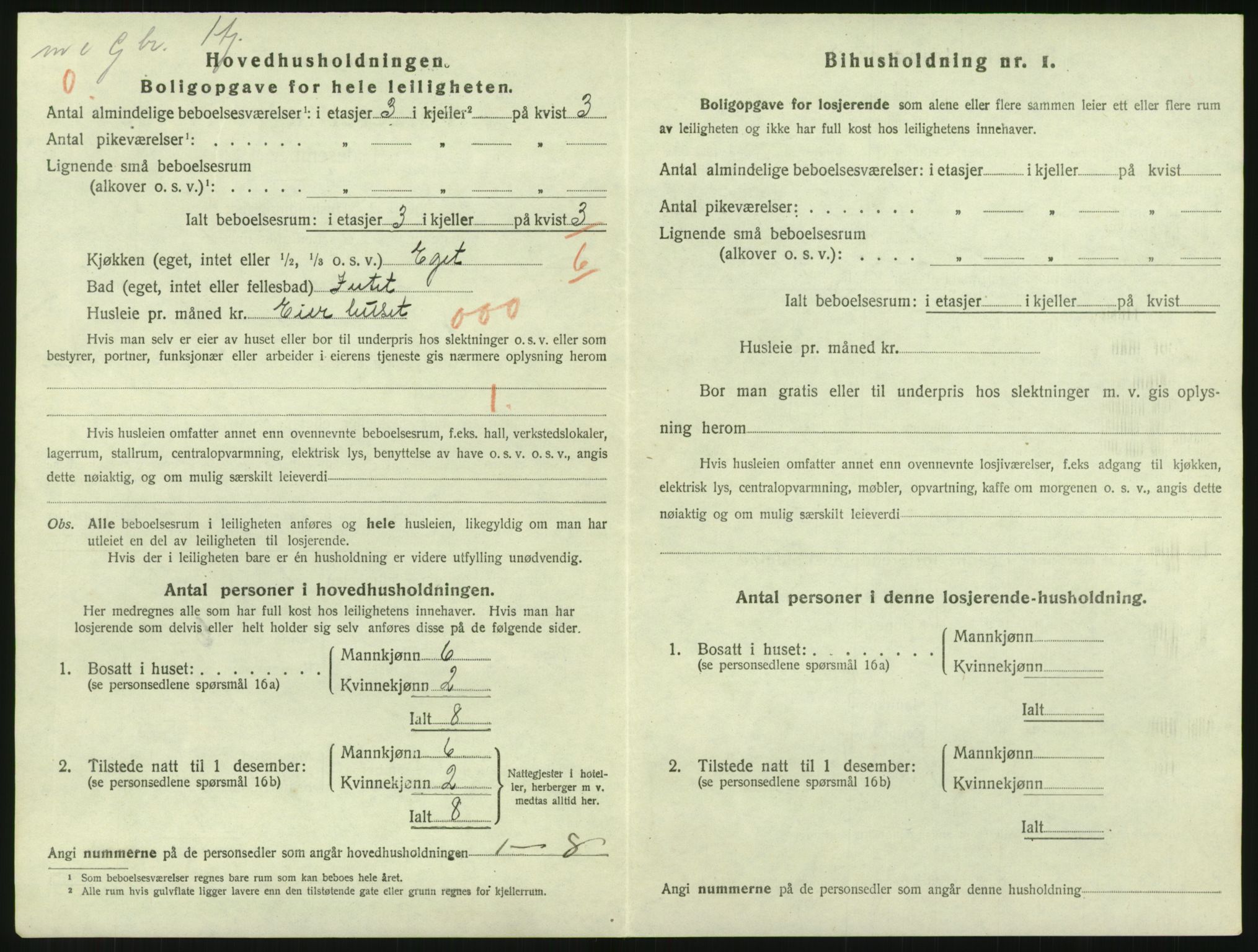 SAK, 1920 census for Grimstad, 1920, p. 1486