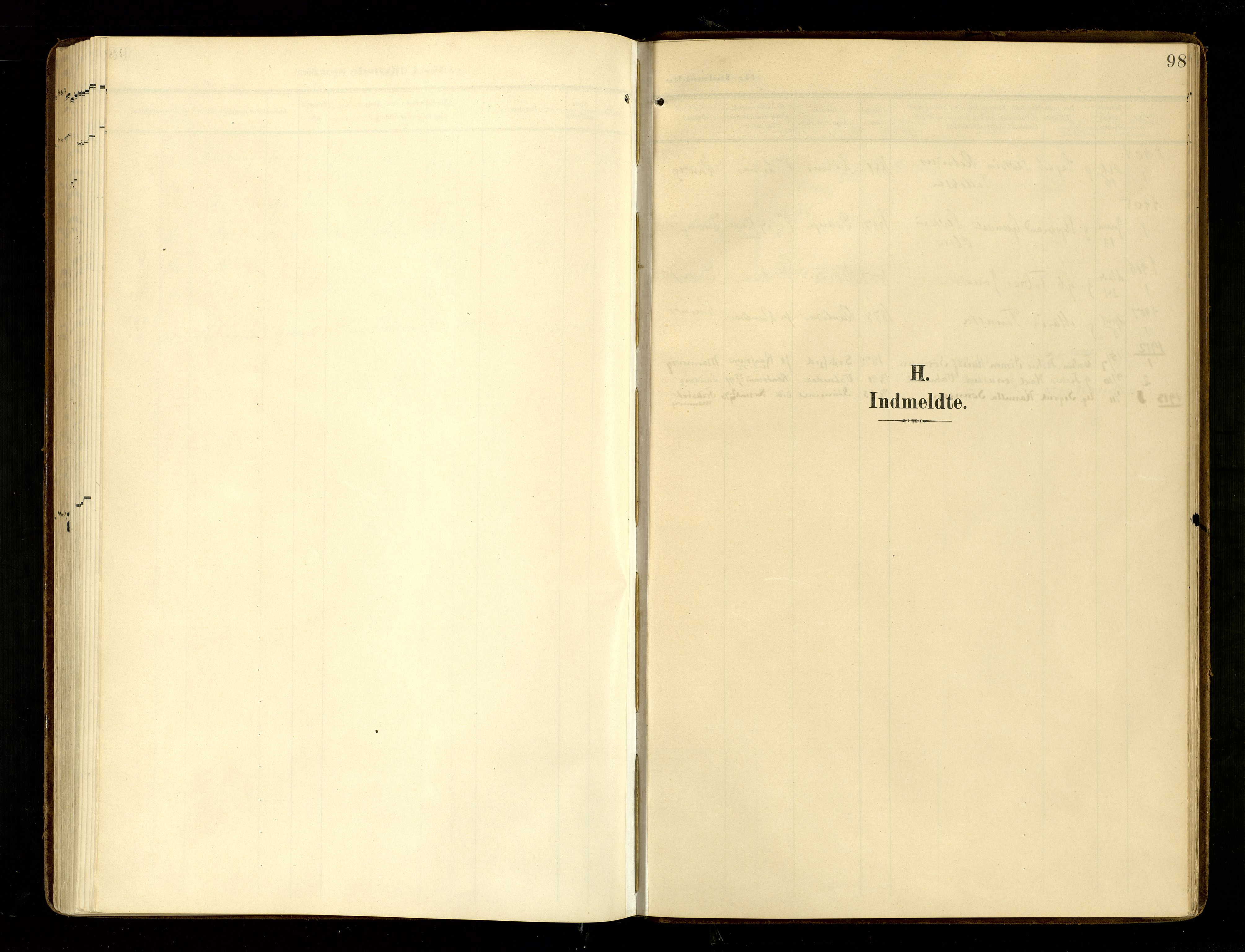 Oddernes sokneprestkontor, SAK/1111-0033/F/Fa/Fab/L0003: Parish register (official) no. A 3, 1903-1916, p. 98