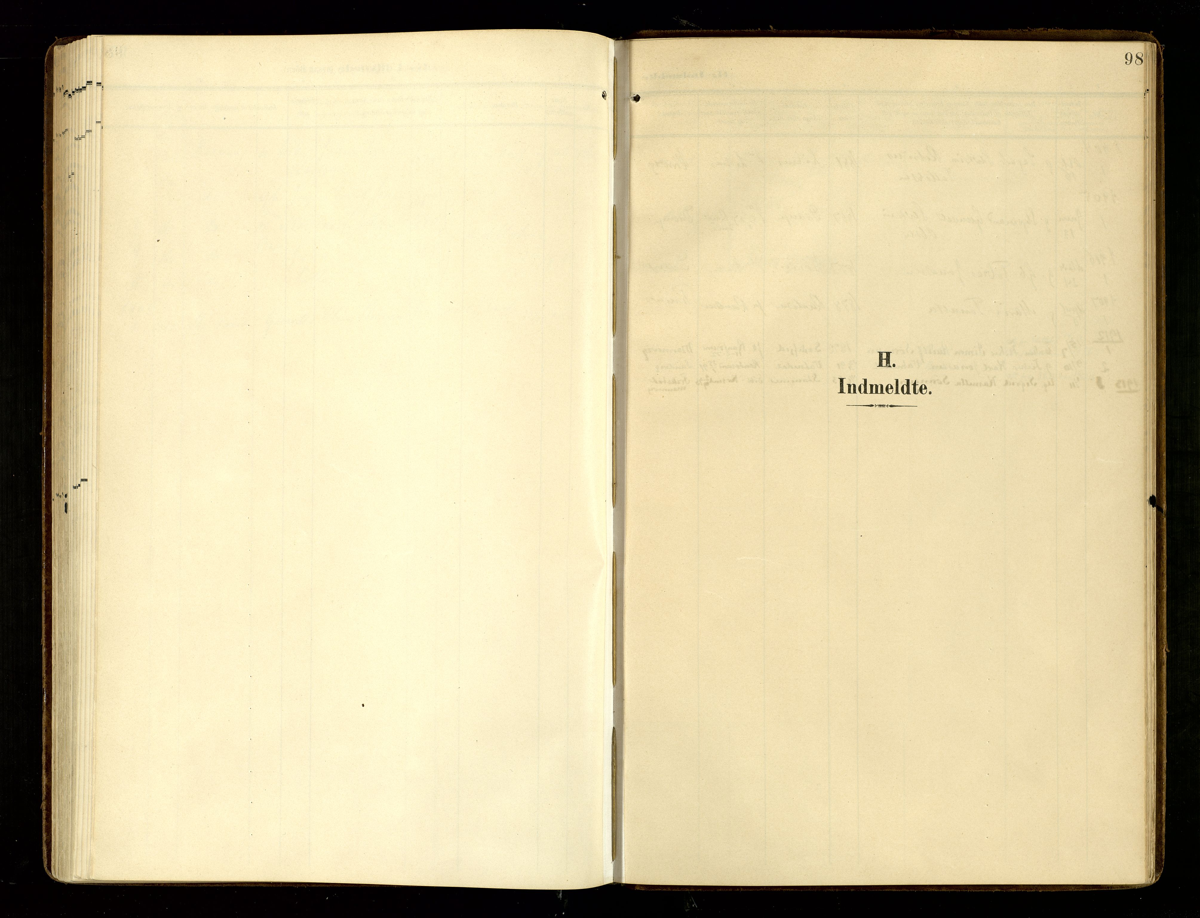 Oddernes sokneprestkontor, AV/SAK-1111-0033/F/Fa/Fab/L0003: Parish register (official) no. A 3, 1903-1916, p. 98