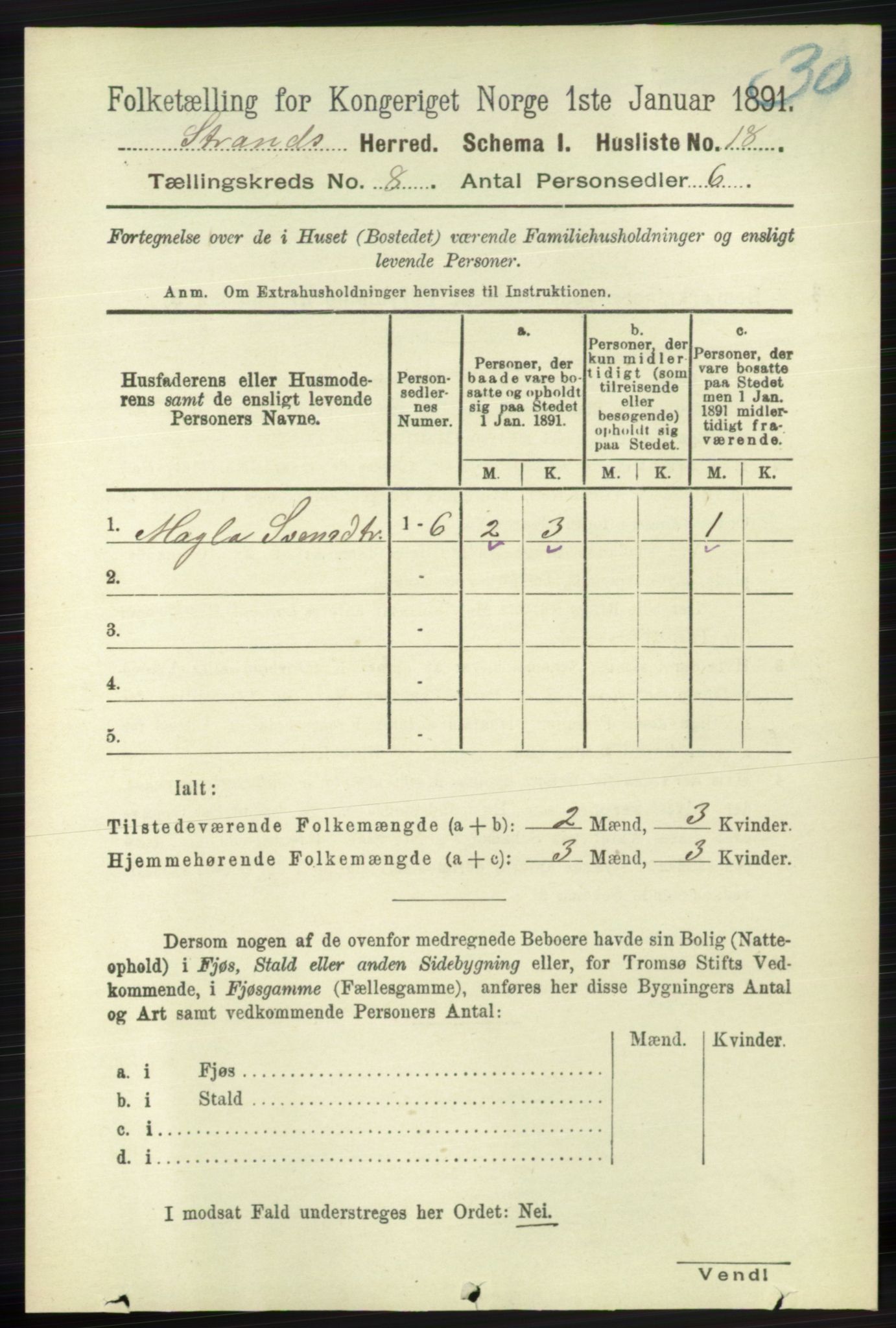 RA, 1891 census for 1130 Strand, 1891, p. 2498