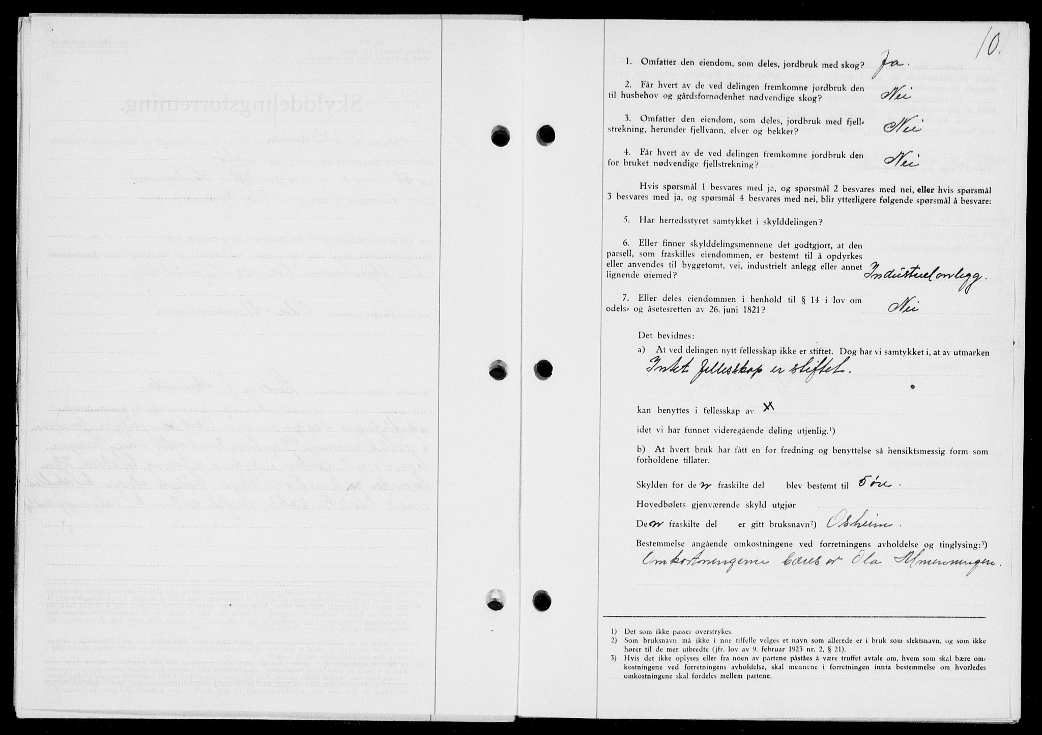 Ryfylke tingrett, AV/SAST-A-100055/001/II/IIB/L0083: Mortgage book no. 62, 1941-1941, Diary no: : 11/1941