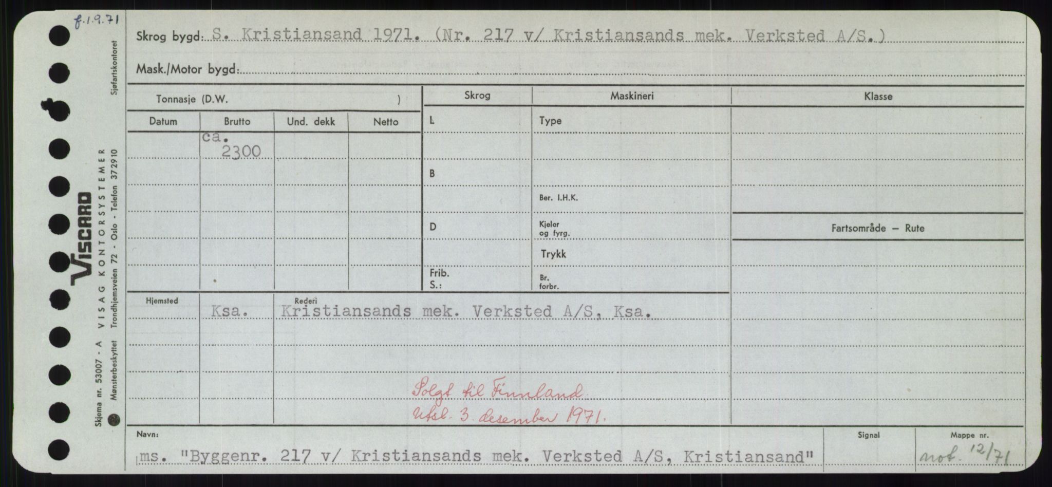 Sjøfartsdirektoratet med forløpere, Skipsmålingen, RA/S-1627/H/Hd/L0006: Fartøy, Byg-Båt, p. 423