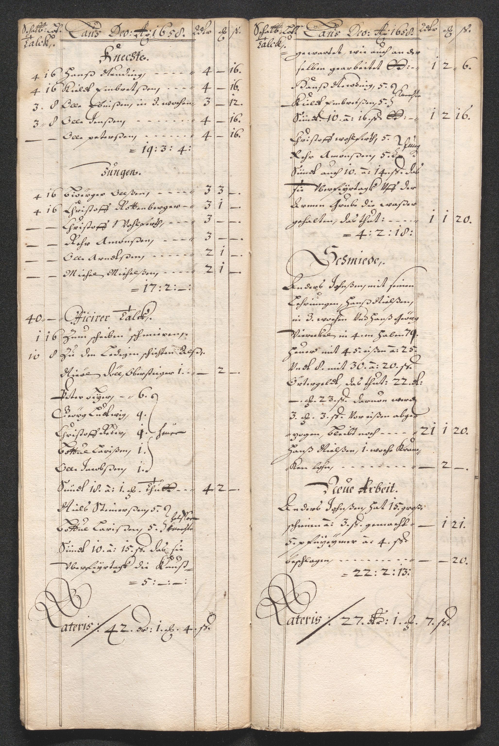 Kongsberg Sølvverk 1623-1816, AV/SAKO-EA-3135/001/D/Dc/Dcd/L0033: Utgiftsregnskap for gruver m.m. , 1658, p. 362