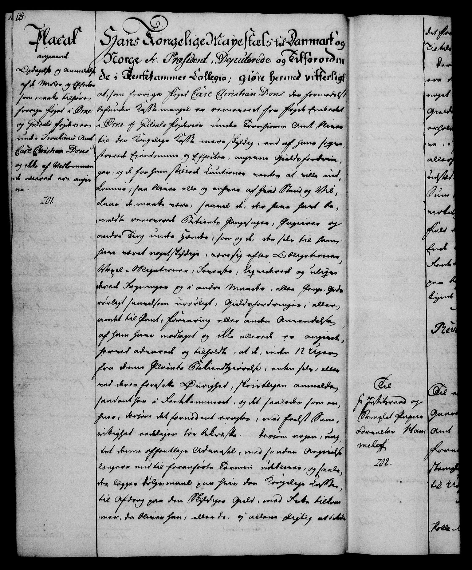 Rentekammeret, Kammerkanselliet, AV/RA-EA-3111/G/Gg/Gga/L0016: Norsk ekspedisjonsprotokoll med register (merket RK 53.16), 1794-1800, p. 121