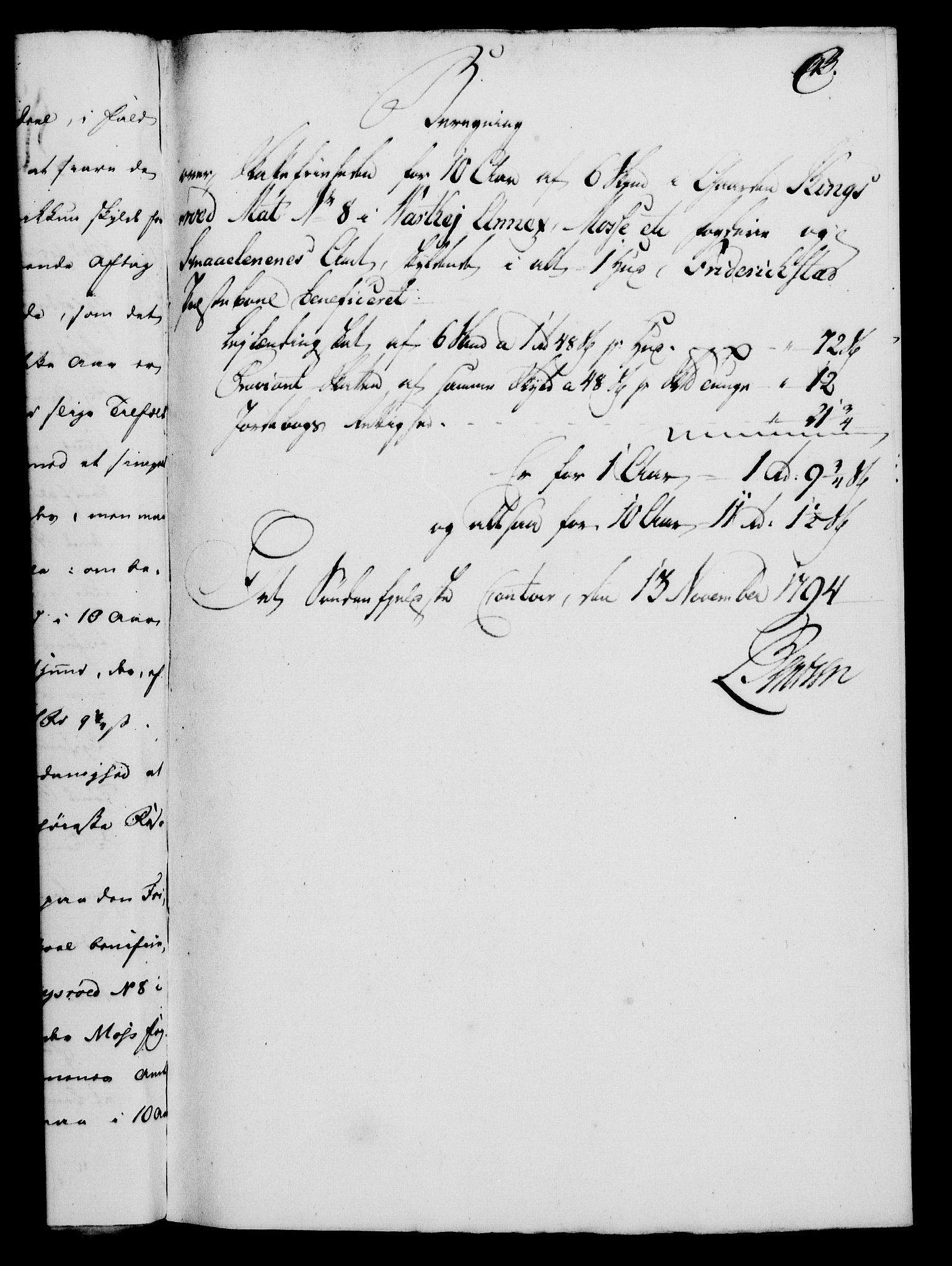 Rentekammeret, Kammerkanselliet, RA/EA-3111/G/Gf/Gfa/L0077: Norsk relasjons- og resolusjonsprotokoll (merket RK 52.77), 1795, p. 345