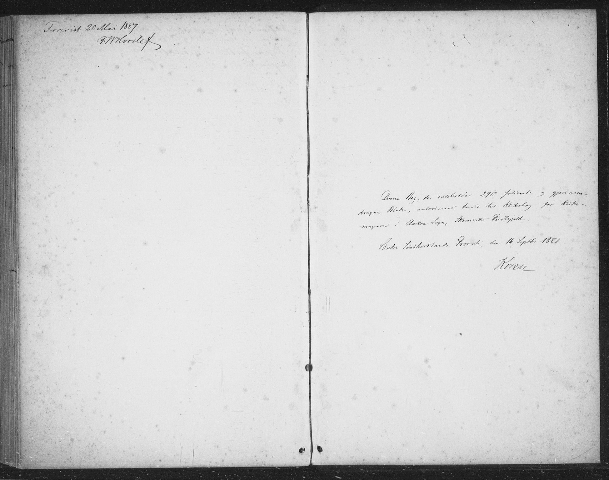 Skånevik sokneprestembete, AV/SAB-A-77801/H/Hab: Parish register (copy) no. B 2, 1881-1920