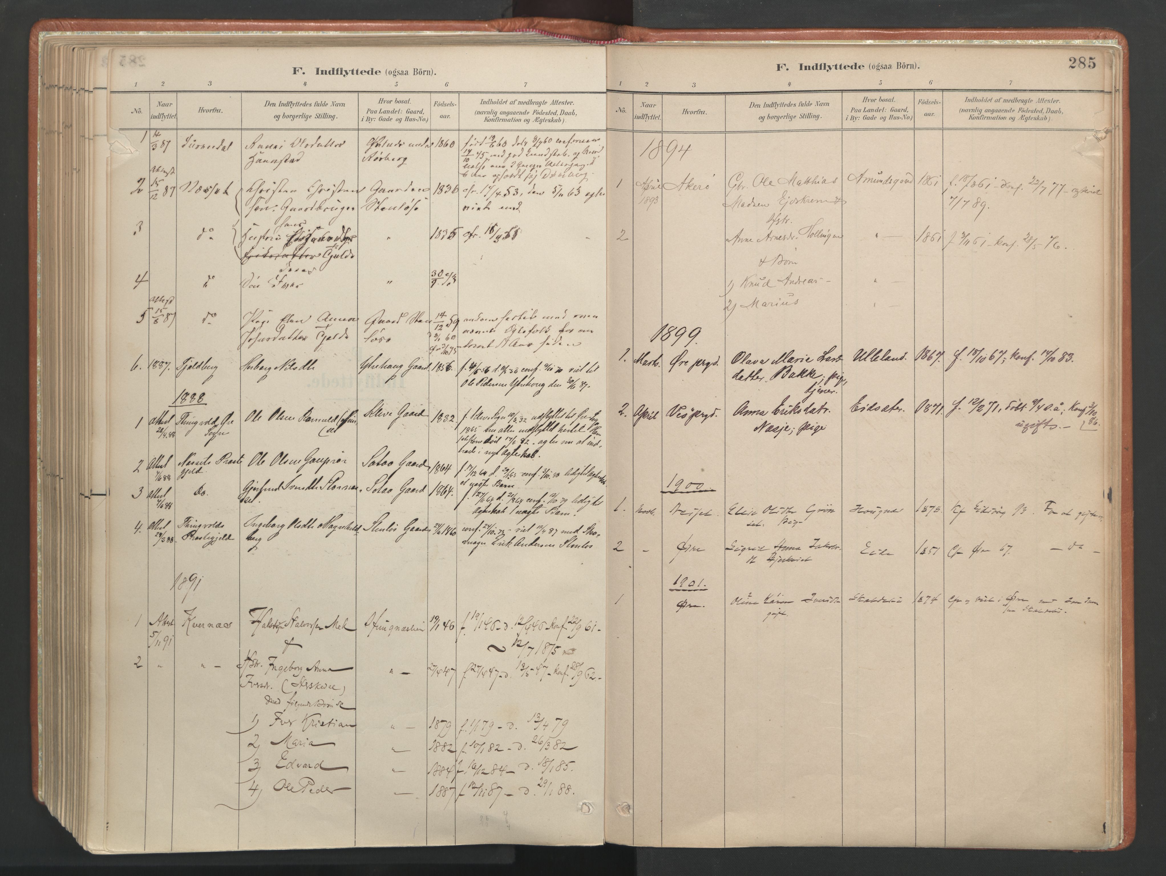 Ministerialprotokoller, klokkerbøker og fødselsregistre - Møre og Romsdal, AV/SAT-A-1454/557/L0682: Parish register (official) no. 557A04, 1887-1970, p. 285
