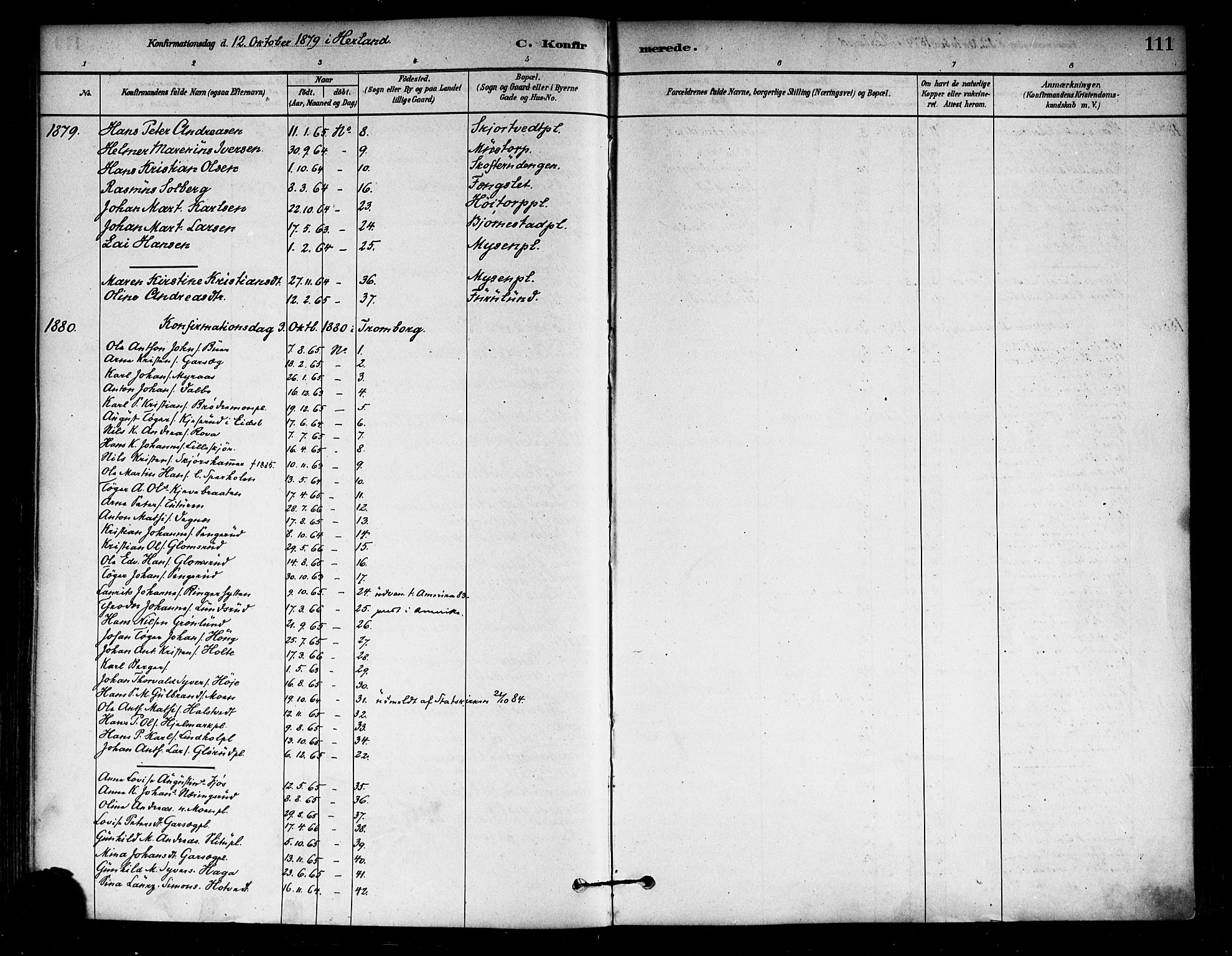 Eidsberg prestekontor Kirkebøker, AV/SAO-A-10905/F/Fa/L0012: Parish register (official) no. I 12, 1879-1901, p. 111