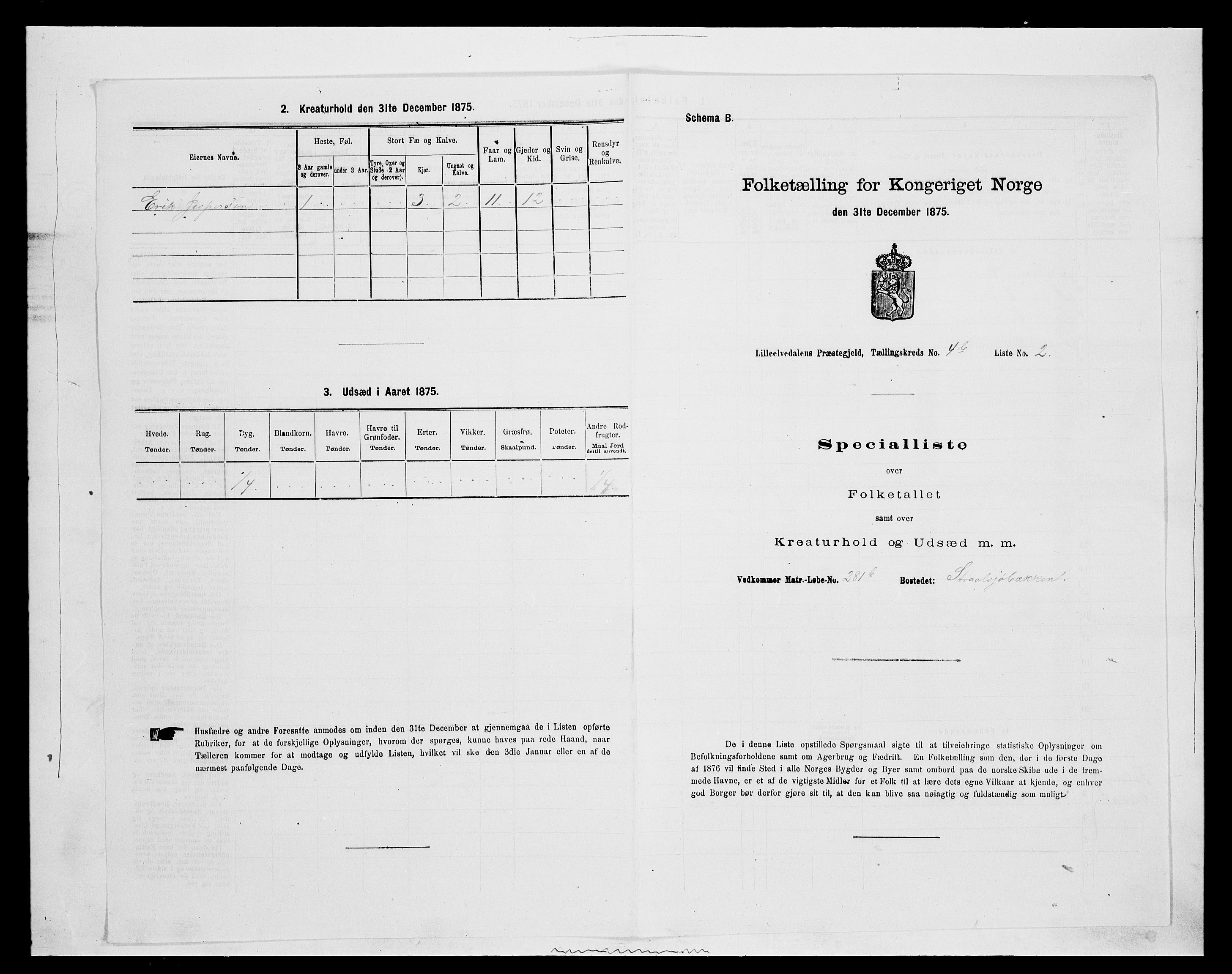 SAH, 1875 census for 0438P Lille Elvedalen, 1875, p. 362