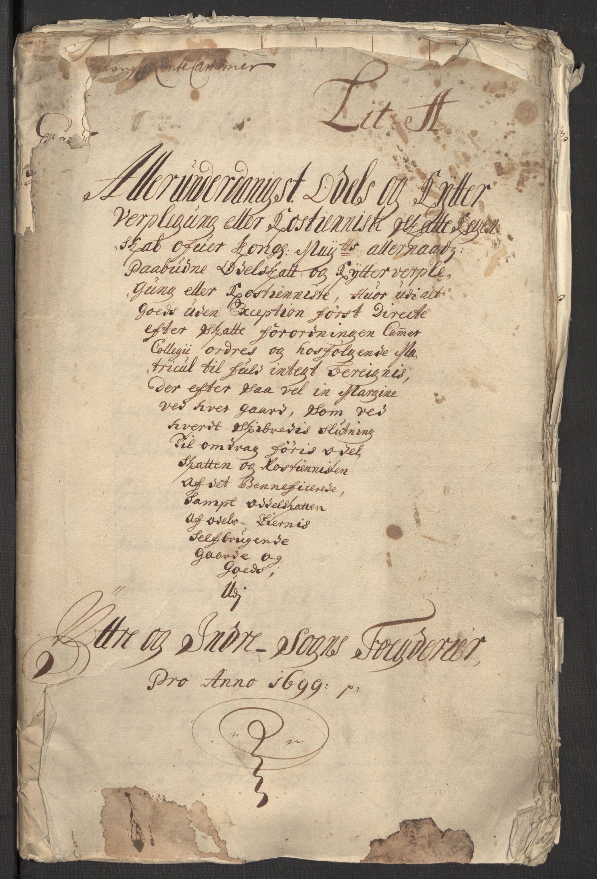 Rentekammeret inntil 1814, Reviderte regnskaper, Fogderegnskap, RA/EA-4092/R52/L3310: Fogderegnskap Sogn, 1698-1699, p. 301