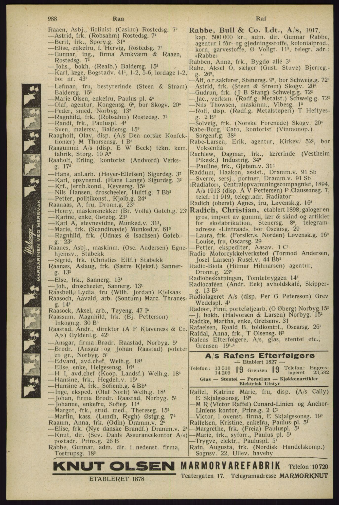 Kristiania/Oslo adressebok, PUBL/-, 1929, p. 988