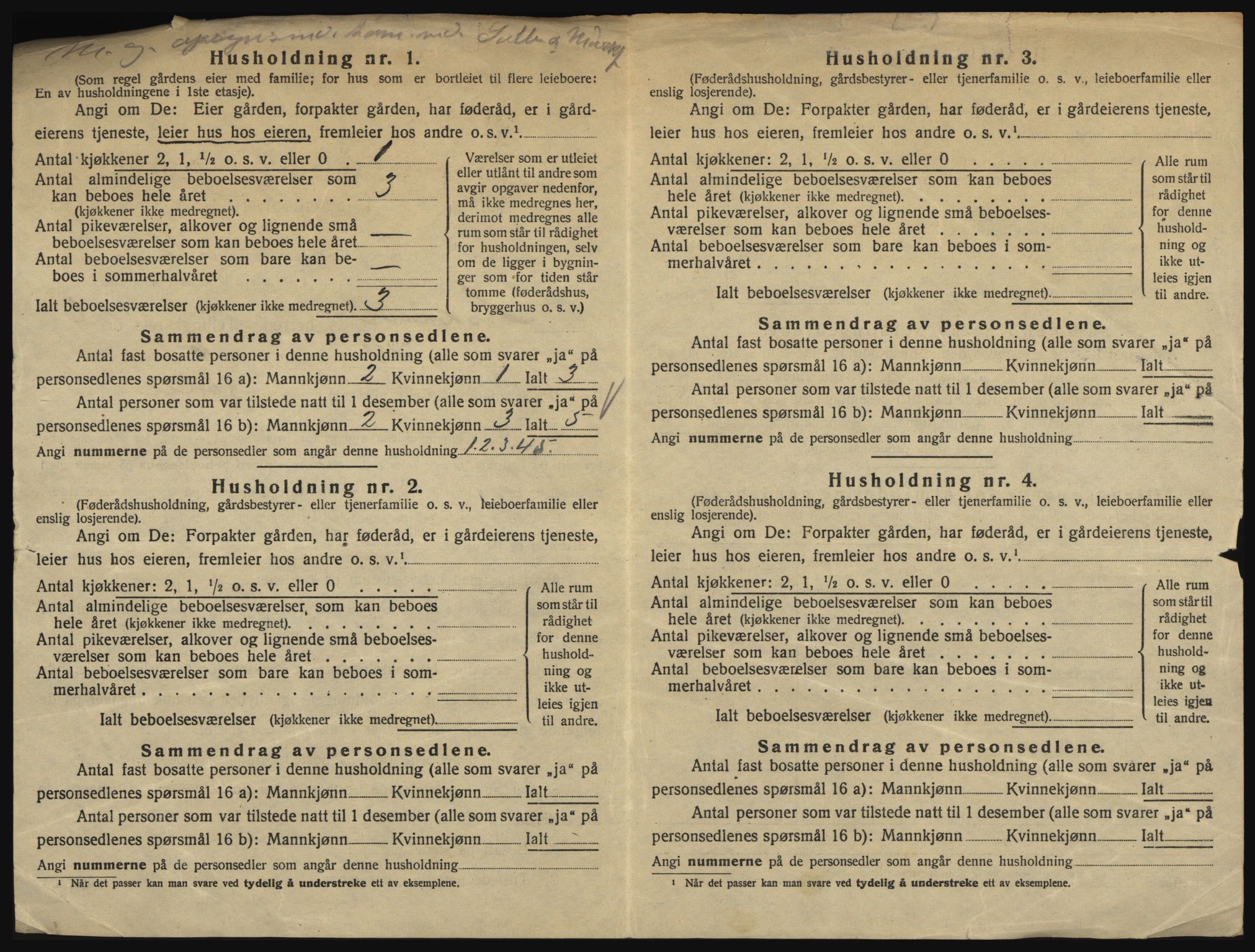 SAO, 1920 census for Askim, 1920, p. 1406