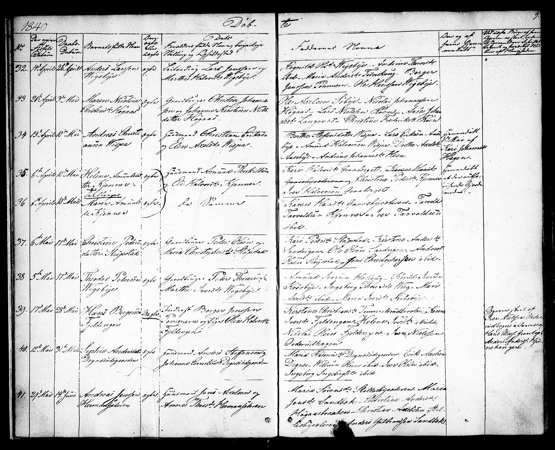 Rødenes prestekontor Kirkebøker, AV/SAO-A-2005/F/Fa/L0005: Parish register (official) no. I 5, 1838-1849, p. 9