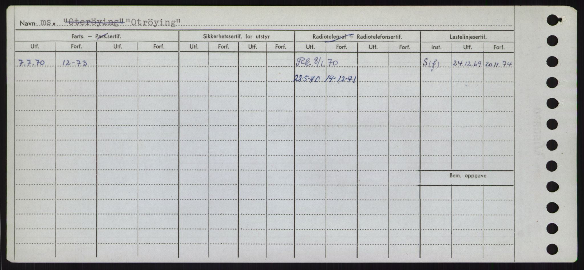 Sjøfartsdirektoratet med forløpere, Skipsmålingen, RA/S-1627/H/Hd/L0028: Fartøy, O, p. 514