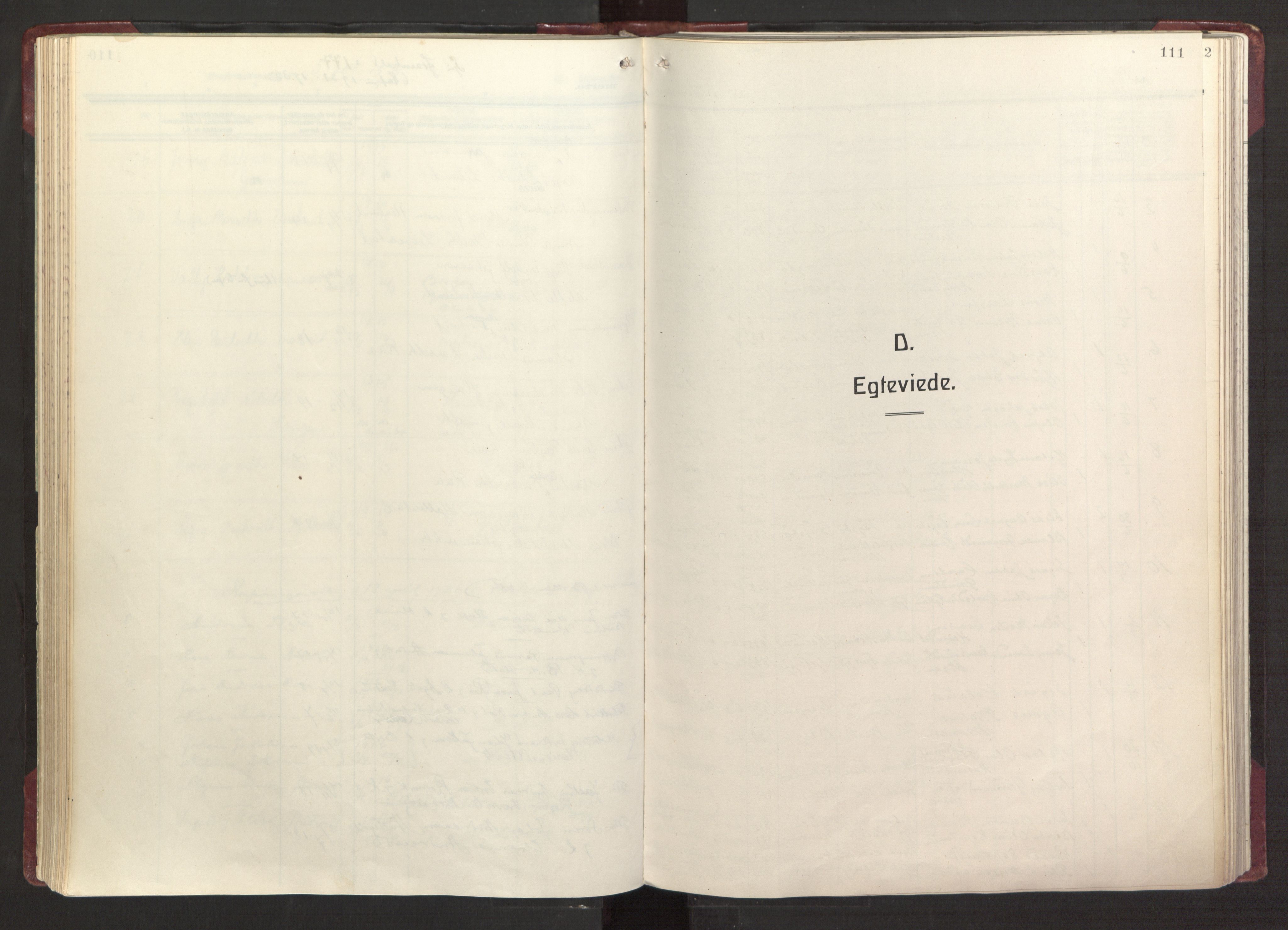 Fana Sokneprestembete, SAB/A-75101/H/Haa/Haab/L0006: Parish register (official) no. B 6, 1923-1967, p. 111