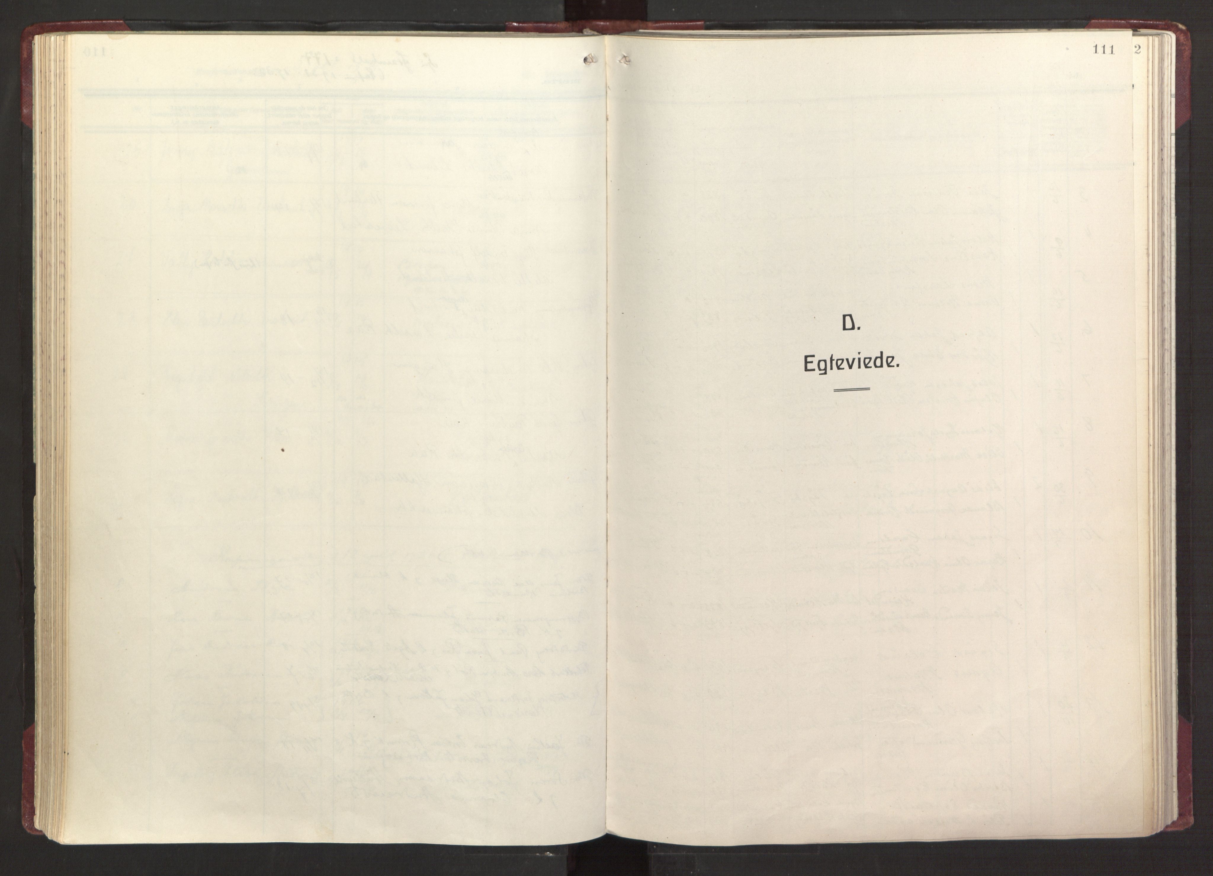 Fana Sokneprestembete, AV/SAB-A-75101/H/Haa/Haab/L0006: Parish register (official) no. B 6, 1923-1967, p. 111