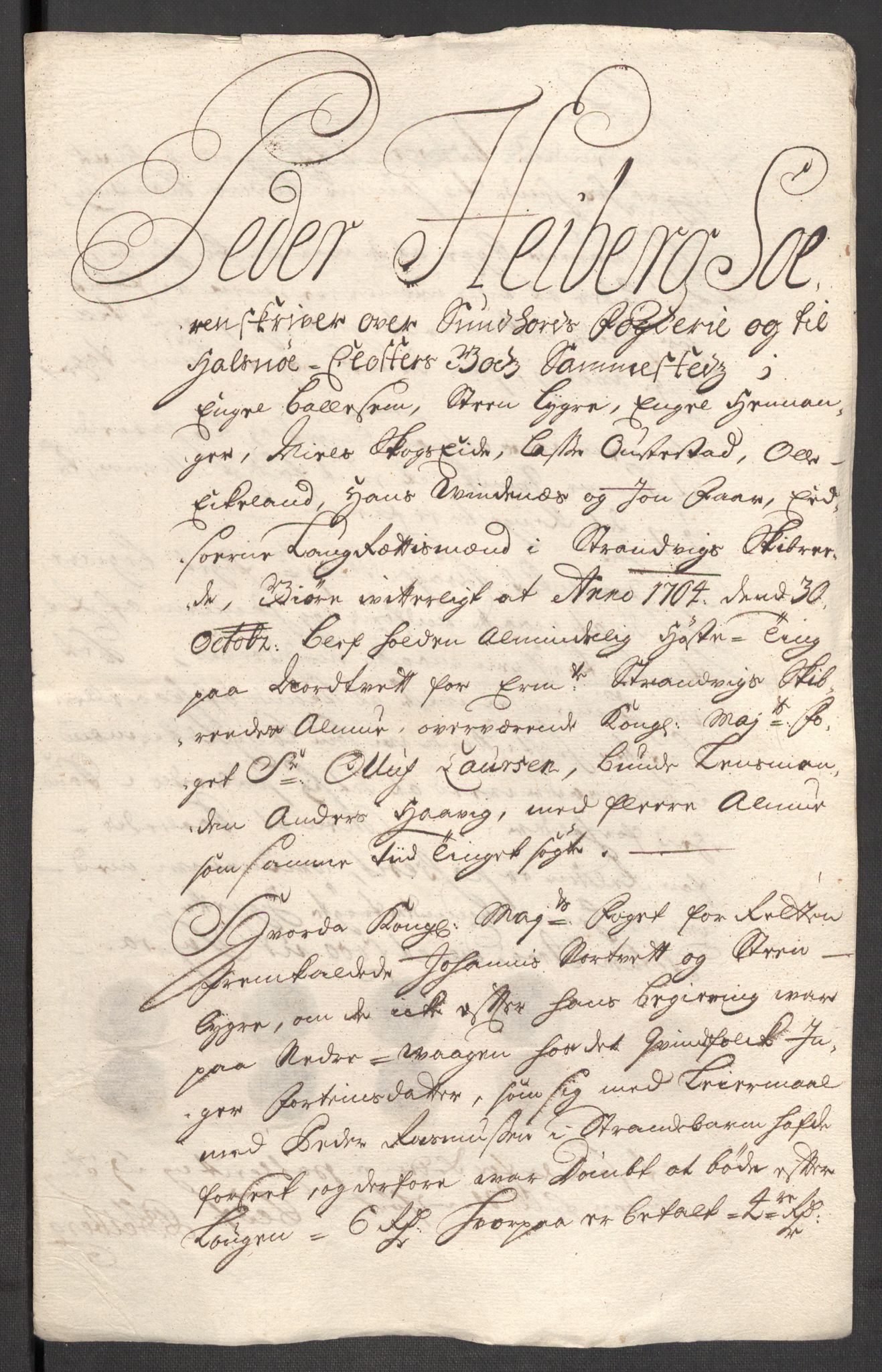 Rentekammeret inntil 1814, Reviderte regnskaper, Fogderegnskap, RA/EA-4092/R48/L2982: Fogderegnskap Sunnhordland og Hardanger, 1704, p. 242