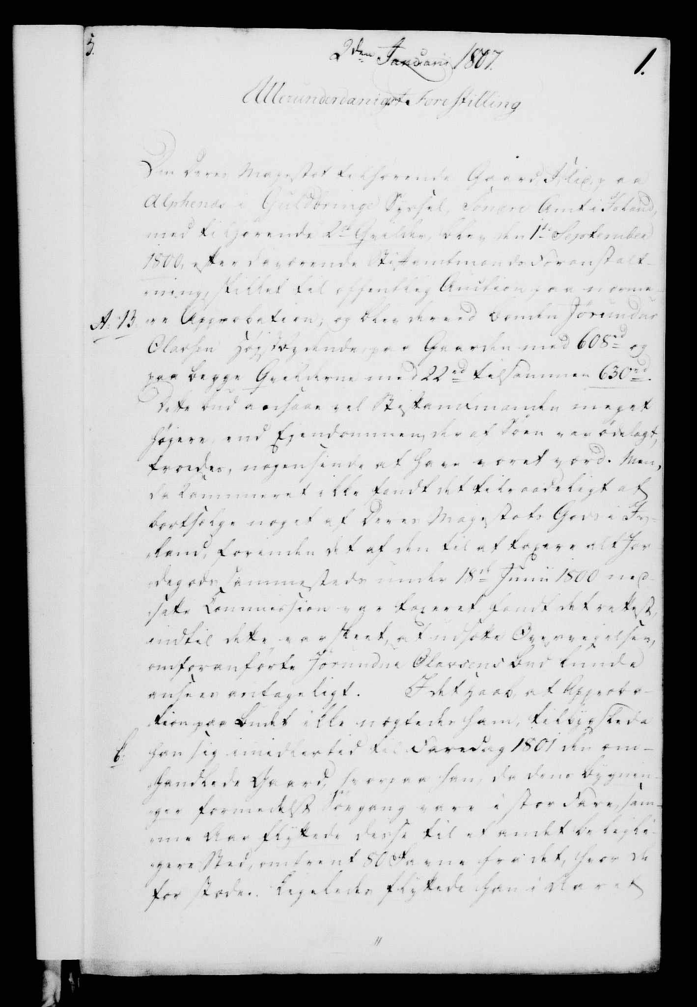 Rentekammeret, Kammerkanselliet, RA/EA-3111/G/Gf/Gfa/L0089: Norsk relasjons- og resolusjonsprotokoll (merket RK 52.89), 1807, p. 30
