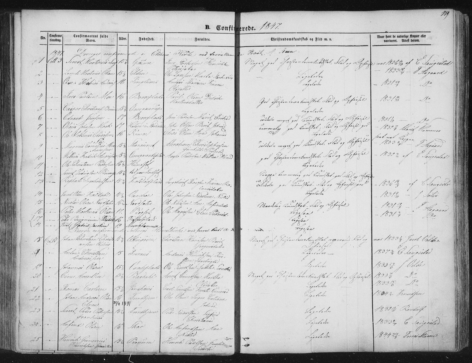 Ministerialprotokoller, klokkerbøker og fødselsregistre - Nord-Trøndelag, SAT/A-1458/741/L0392: Parish register (official) no. 741A06, 1836-1848, p. 179