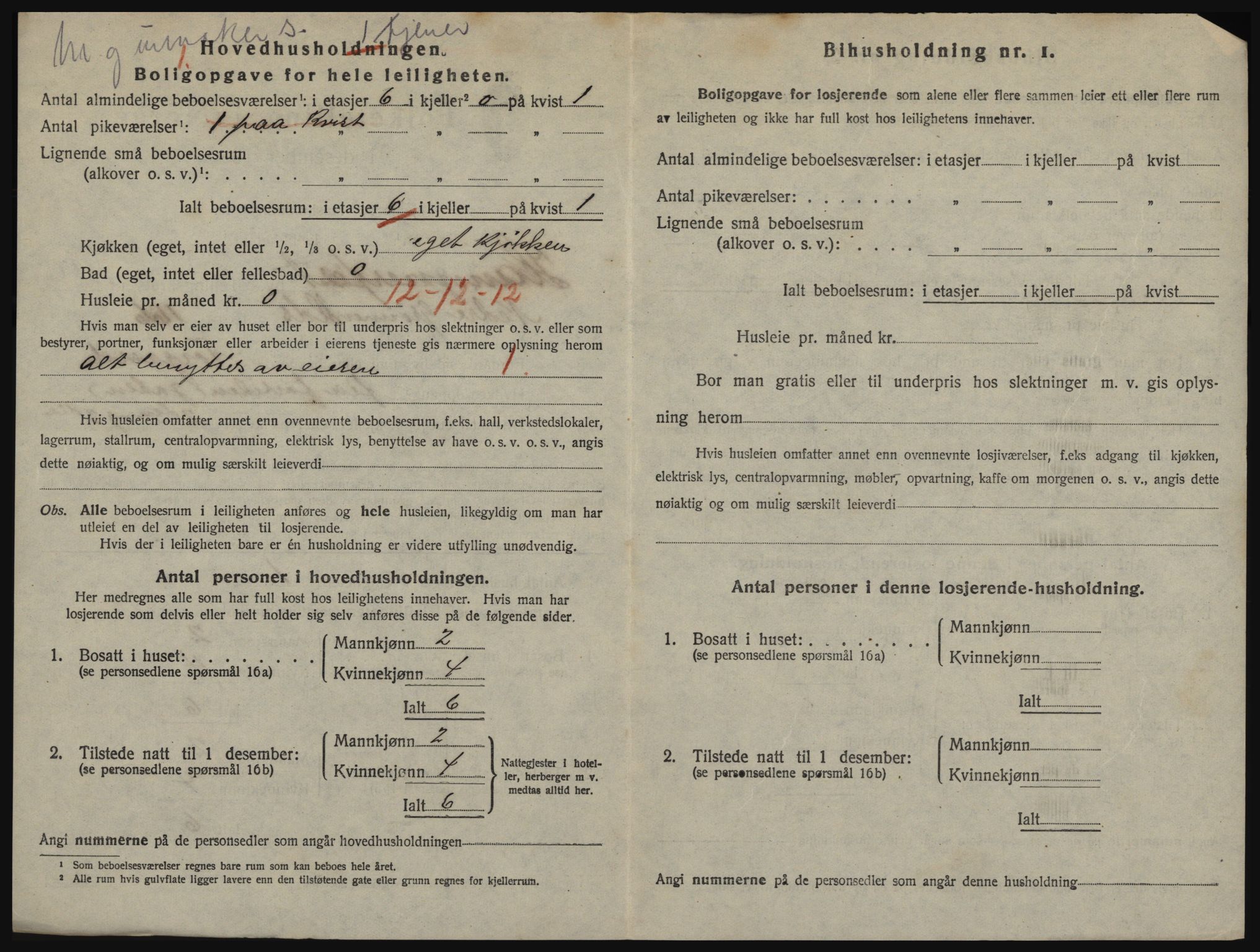 SATØ, 1920 census for Hammerfest, 1920, p. 1585